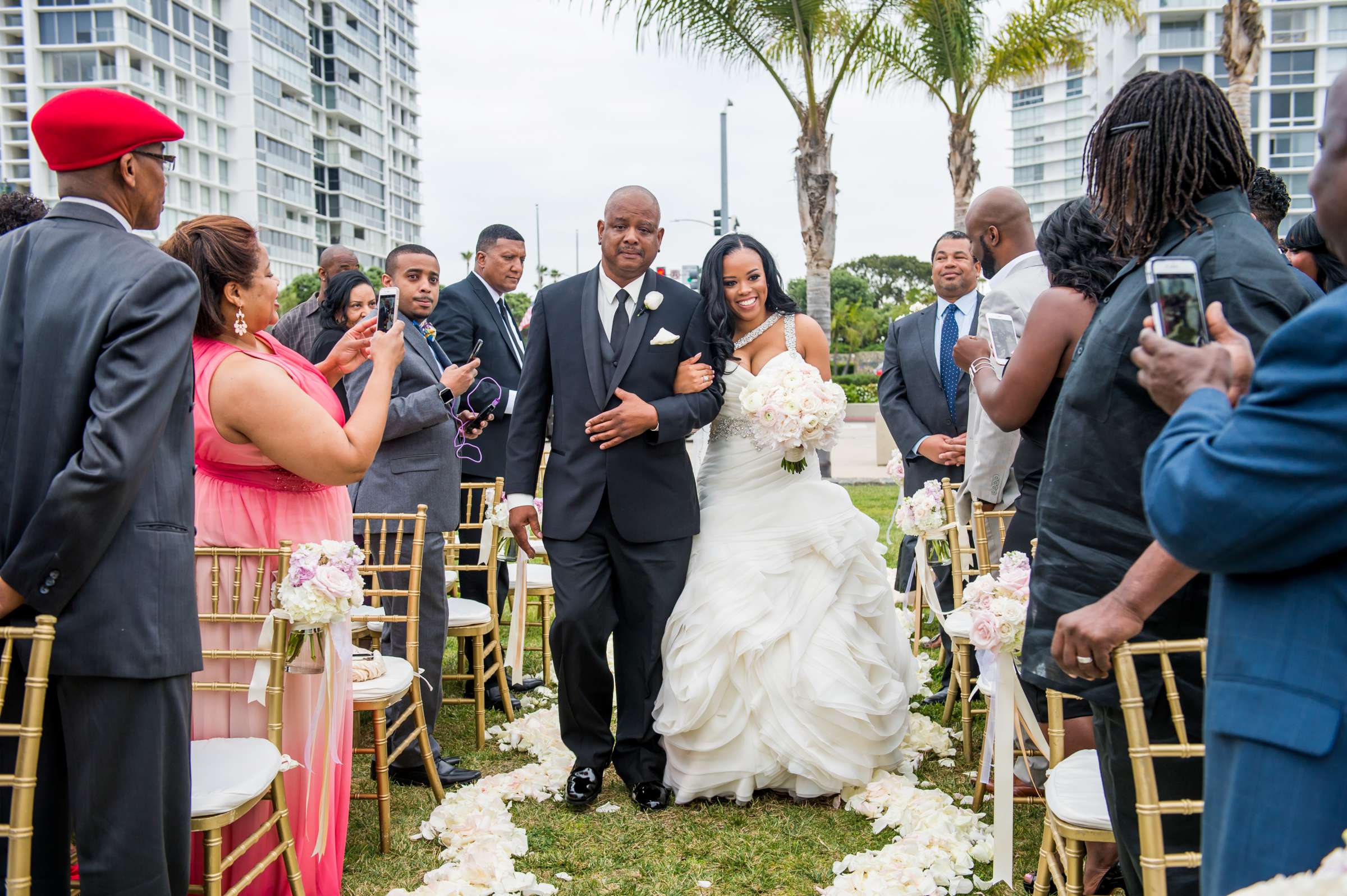 Coronado Community Center Wedding coordinated by First Comes Love Weddings & Events, Nikia and Charles Wedding Photo #226183 by True Photography