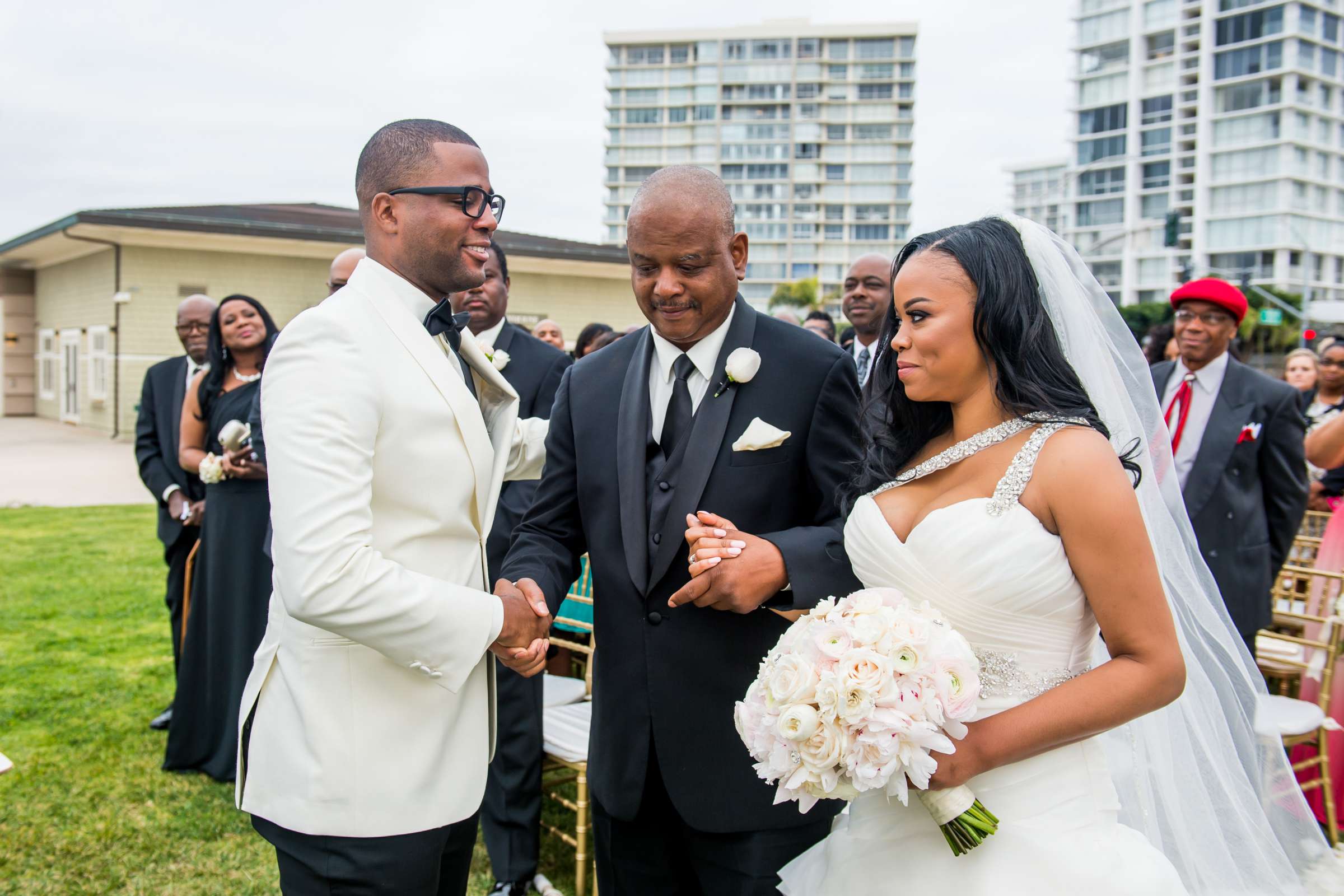 Coronado Community Center Wedding coordinated by First Comes Love Weddings & Events, Nikia and Charles Wedding Photo #226184 by True Photography