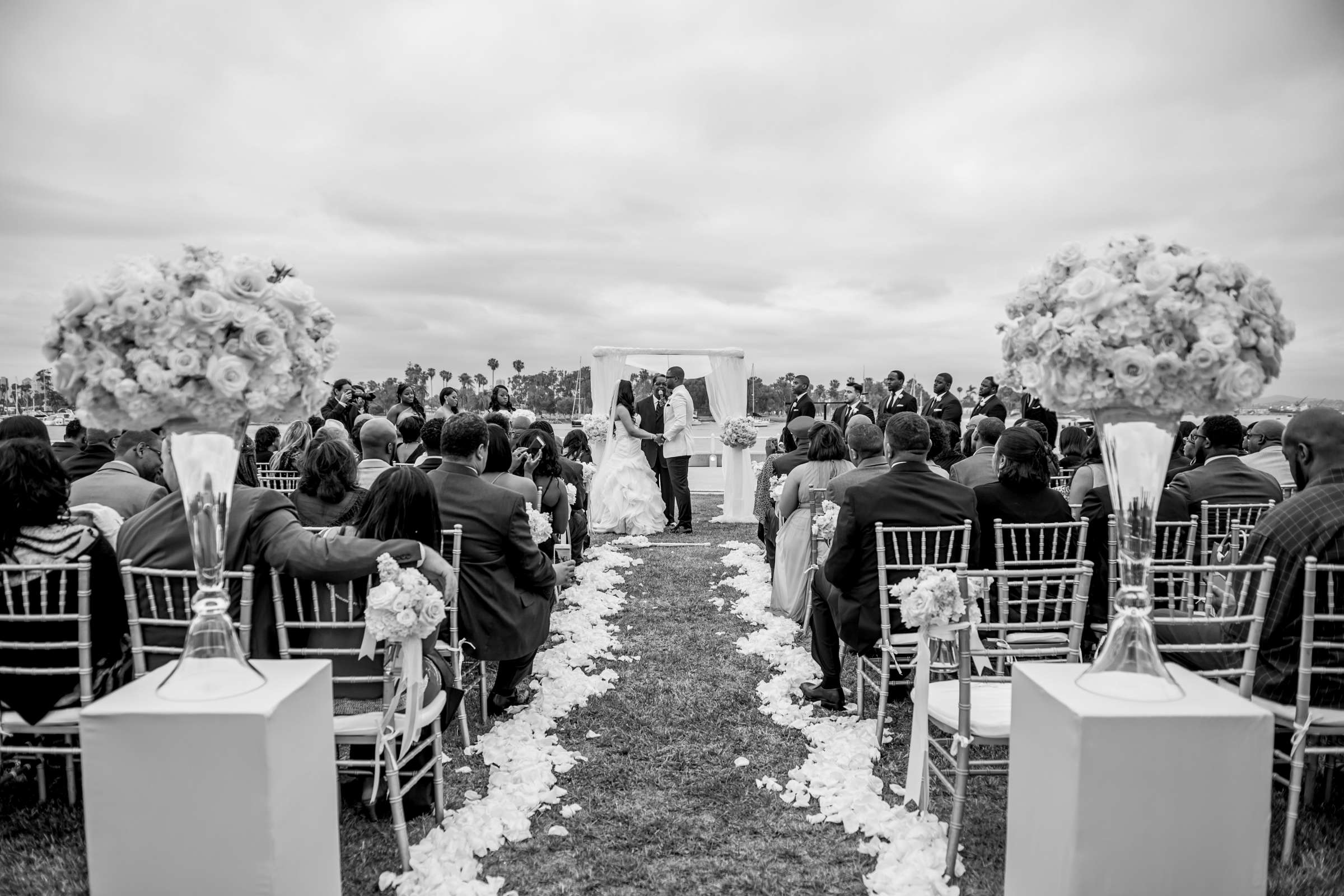 Coronado Community Center Wedding coordinated by First Comes Love Weddings & Events, Nikia and Charles Wedding Photo #226186 by True Photography