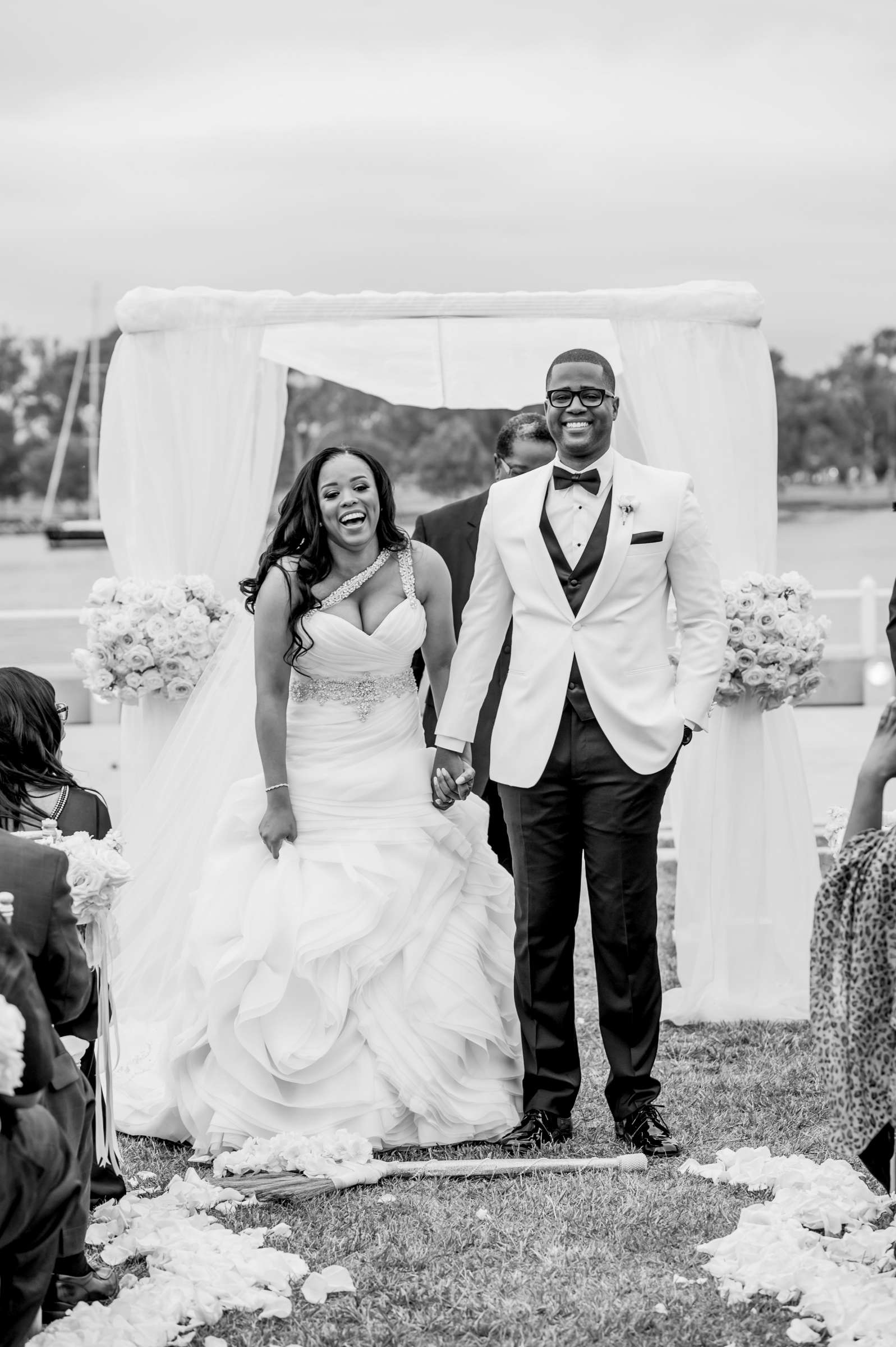 Coronado Community Center Wedding coordinated by First Comes Love Weddings & Events, Nikia and Charles Wedding Photo #226191 by True Photography