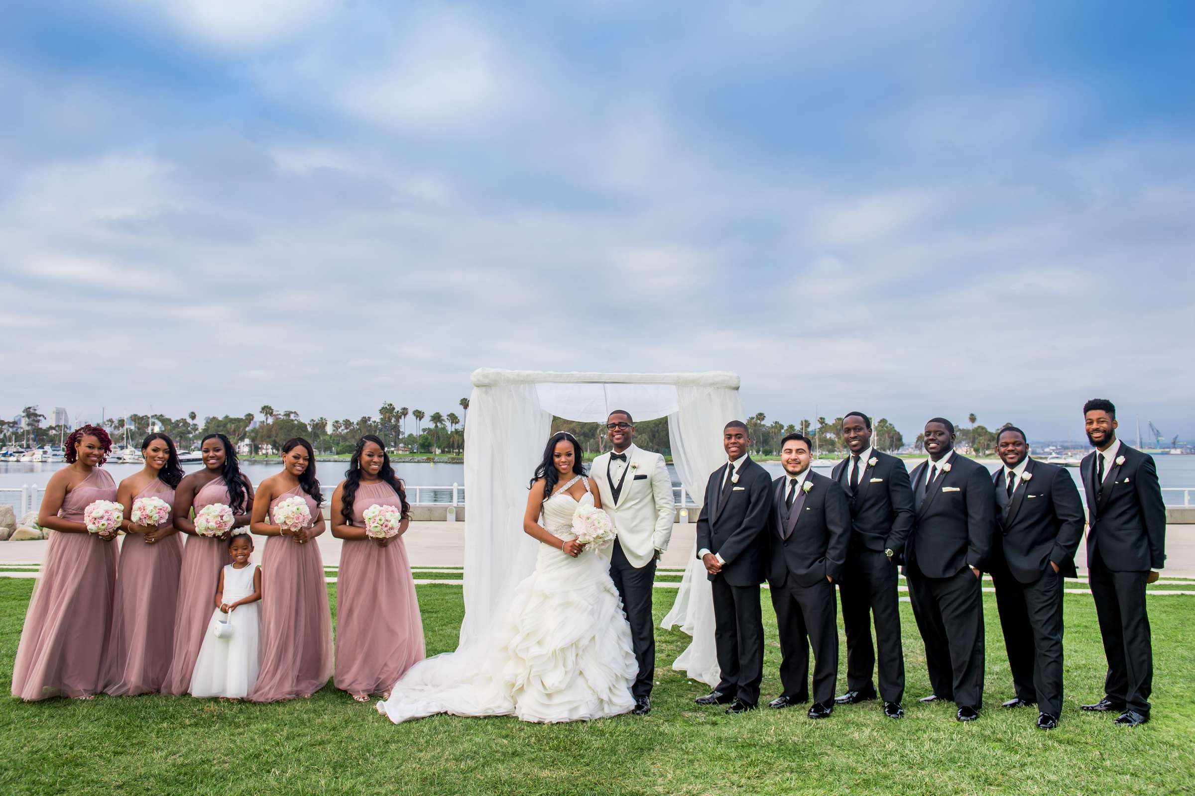 Coronado Community Center Wedding coordinated by First Comes Love Weddings & Events, Nikia and Charles Wedding Photo #226199 by True Photography