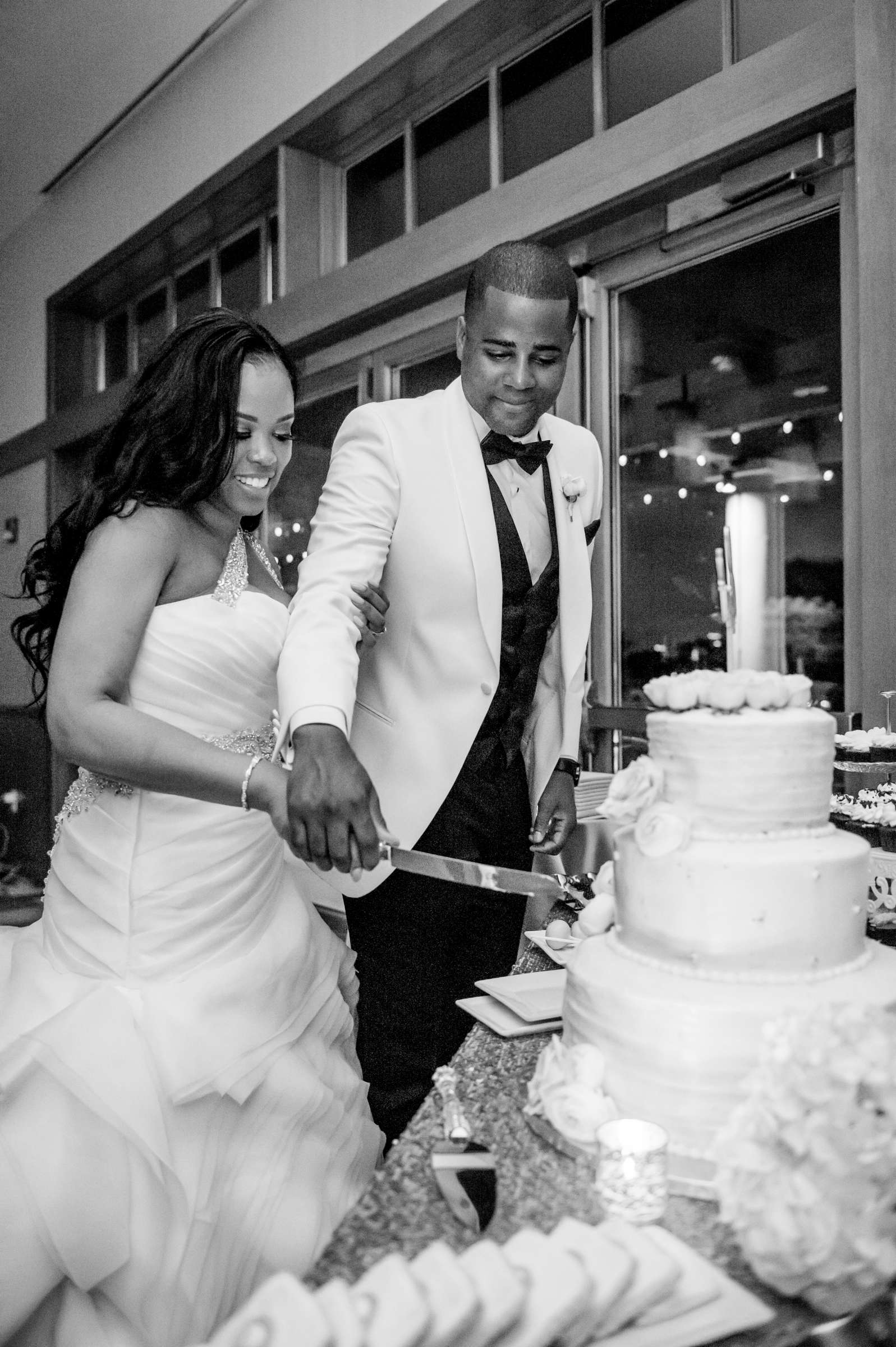 Coronado Community Center Wedding coordinated by First Comes Love Weddings & Events, Nikia and Charles Wedding Photo #226226 by True Photography