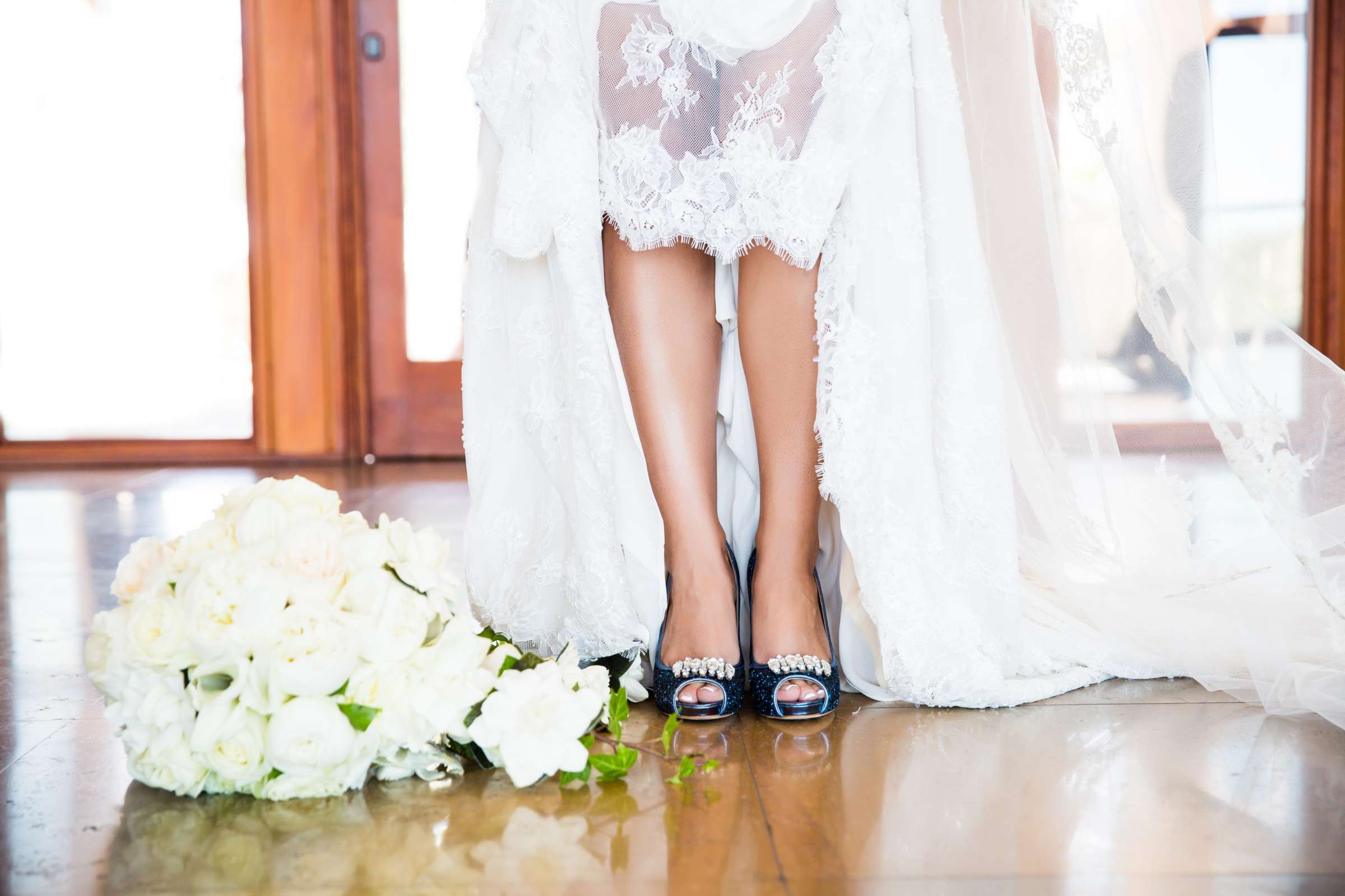 Blue colors, Shoes at Santiago Canyon Estate Wedding coordinated by Dot the I's Events and Weddings, Christina and Matty Wedding Photo #38 by True Photography