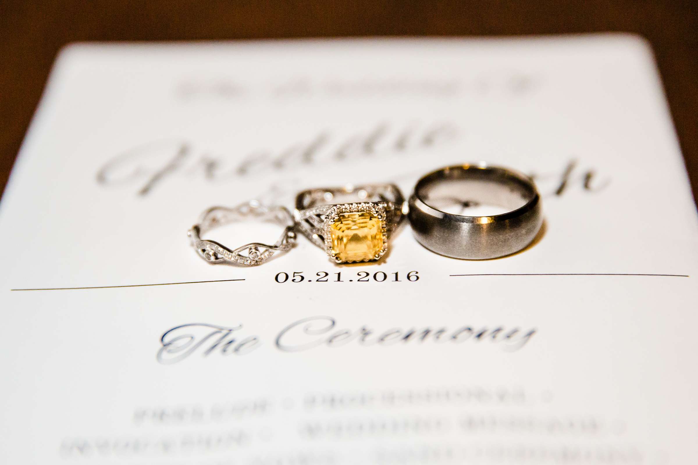 Yellow colors, Rings at Serendipity Garden Weddings Wedding, Ruth and Freddie Wedding Photo #12 by True Photography