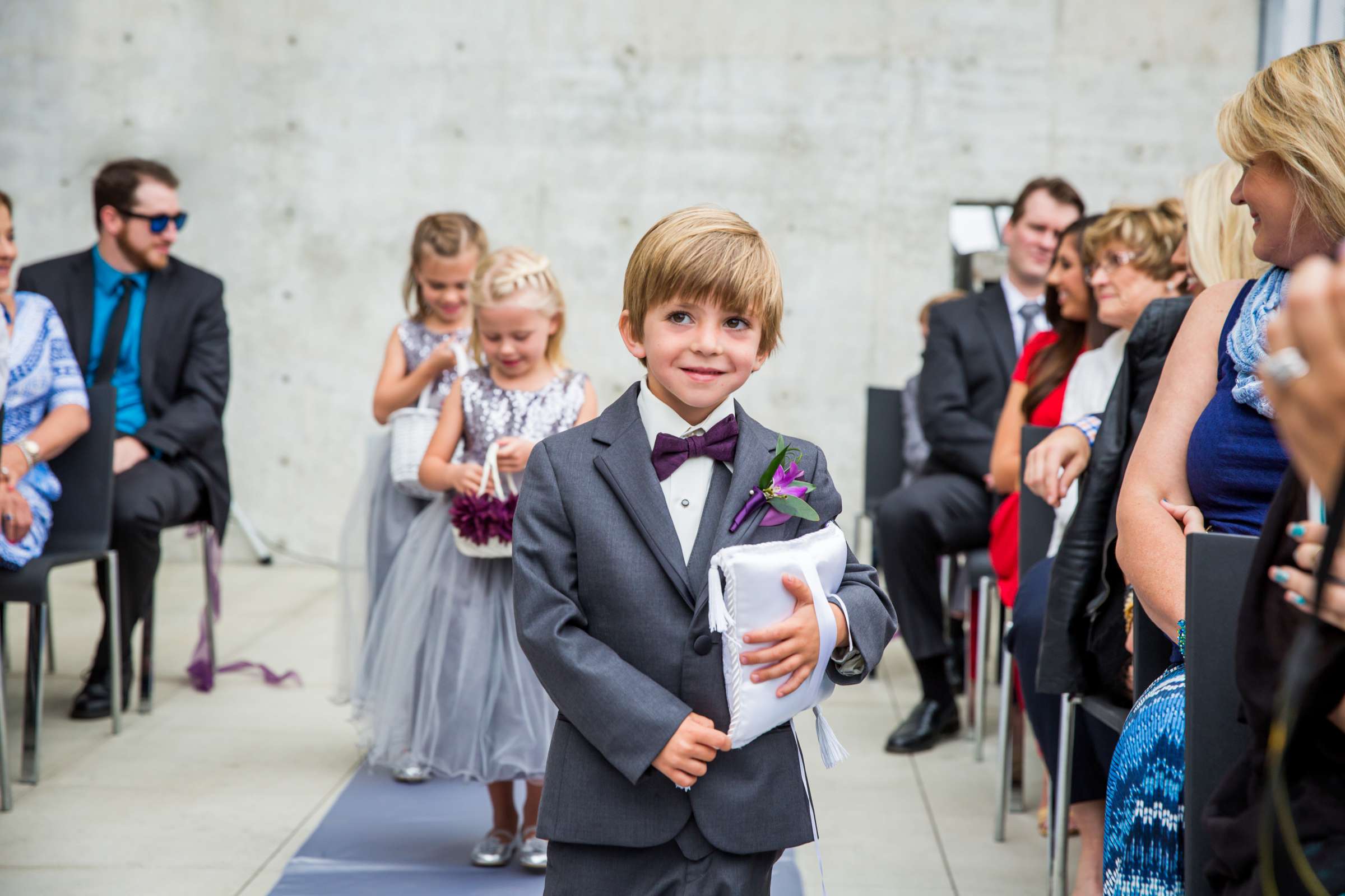 Ring Bearer at San Diego Central Library Wedding, Ashley and Mark Wedding Photo #54 by True Photography