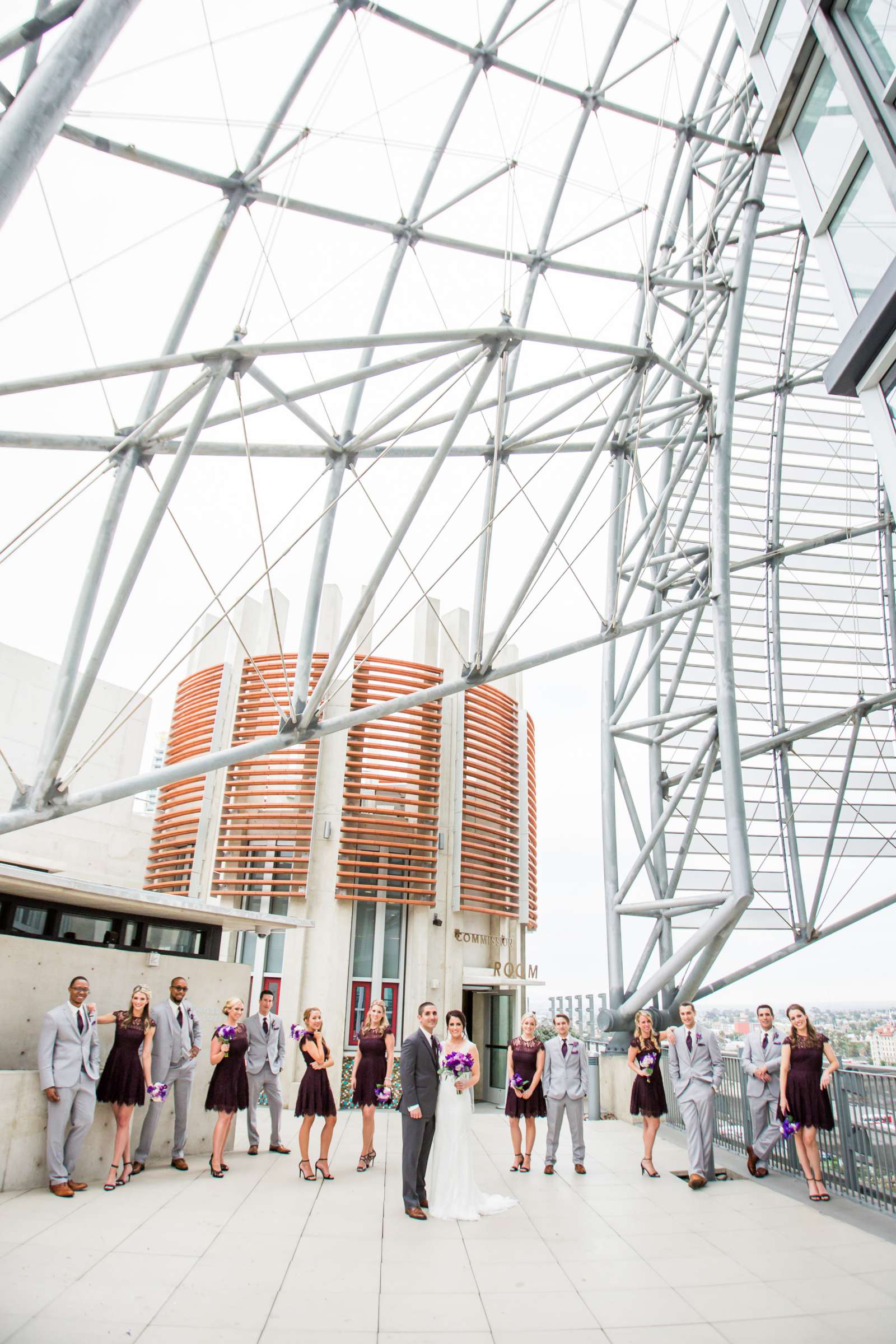 San Diego Central Library Wedding, Ashley and Mark Wedding Photo #81 by True Photography