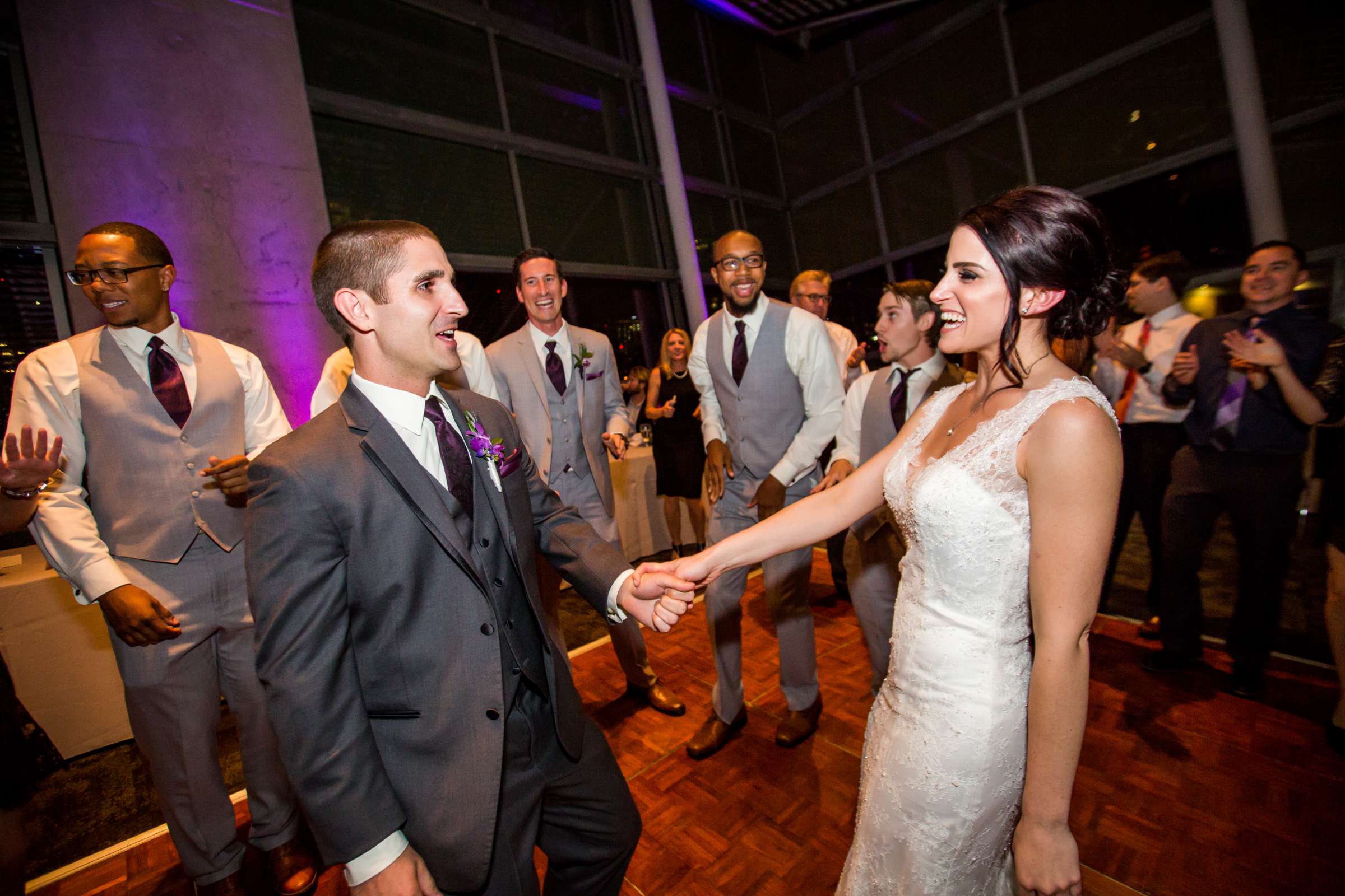 San Diego Central Library Wedding, Ashley and Mark Wedding Photo #105 by True Photography