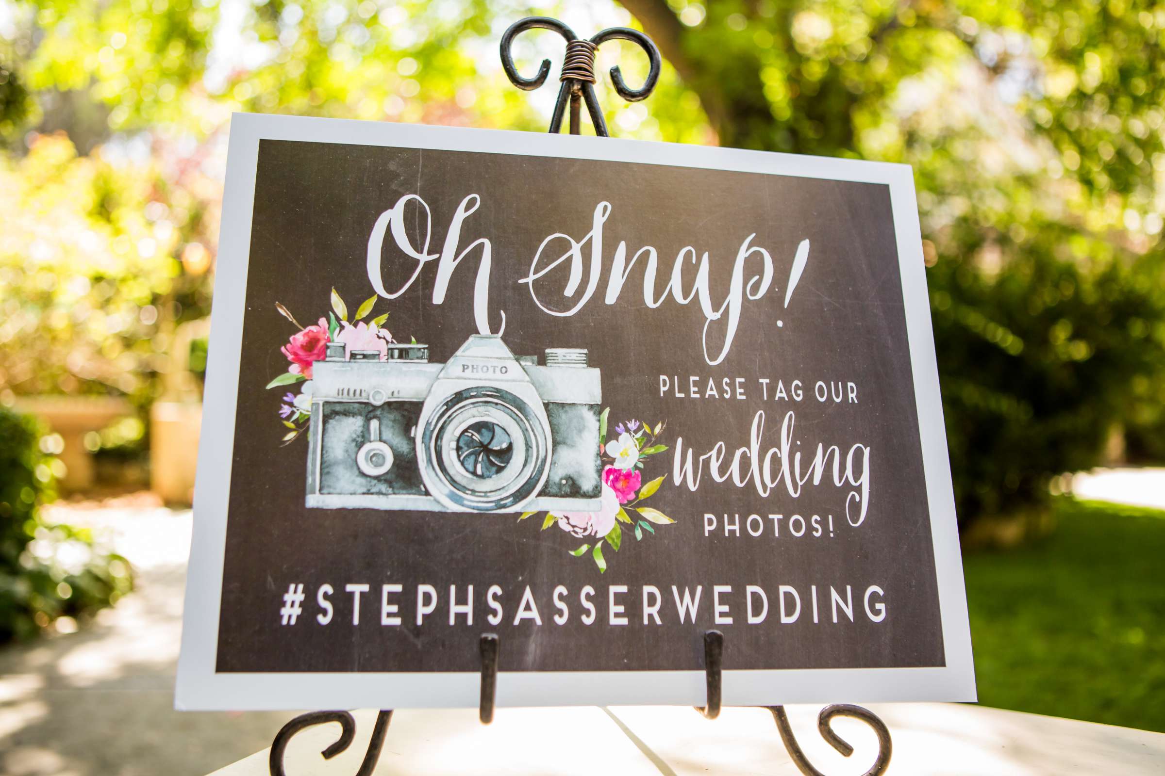 Signage at Twin Oaks House & Gardens Wedding Estate Wedding coordinated by Twin Oaks House & Gardens Wedding Estate, Danielle and Shawn Wedding Photo #161 by True Photography