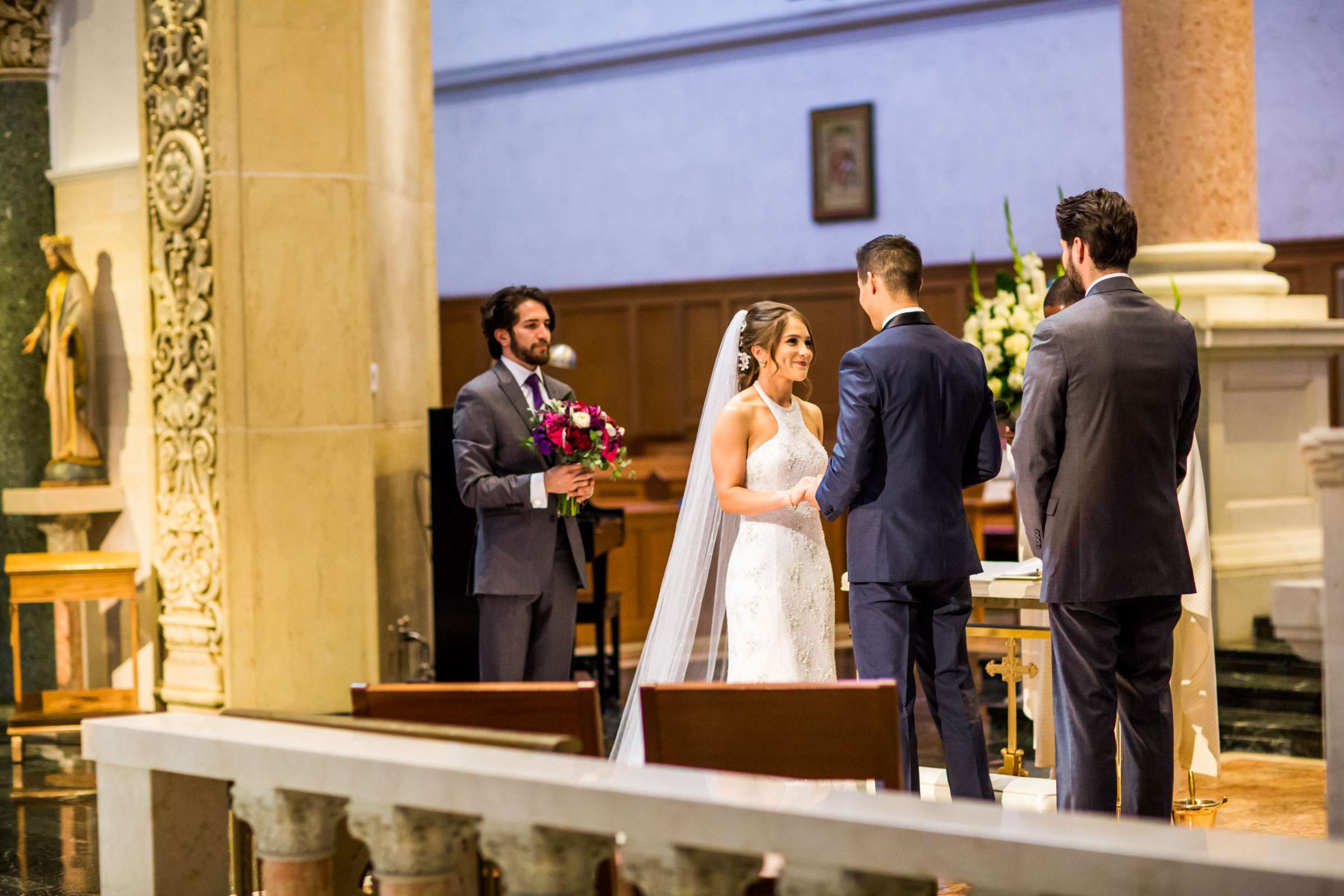 San Diego Central Library Wedding coordinated by Creative Affairs Inc, Alexandria and Daniel Wedding Photo #63 by True Photography