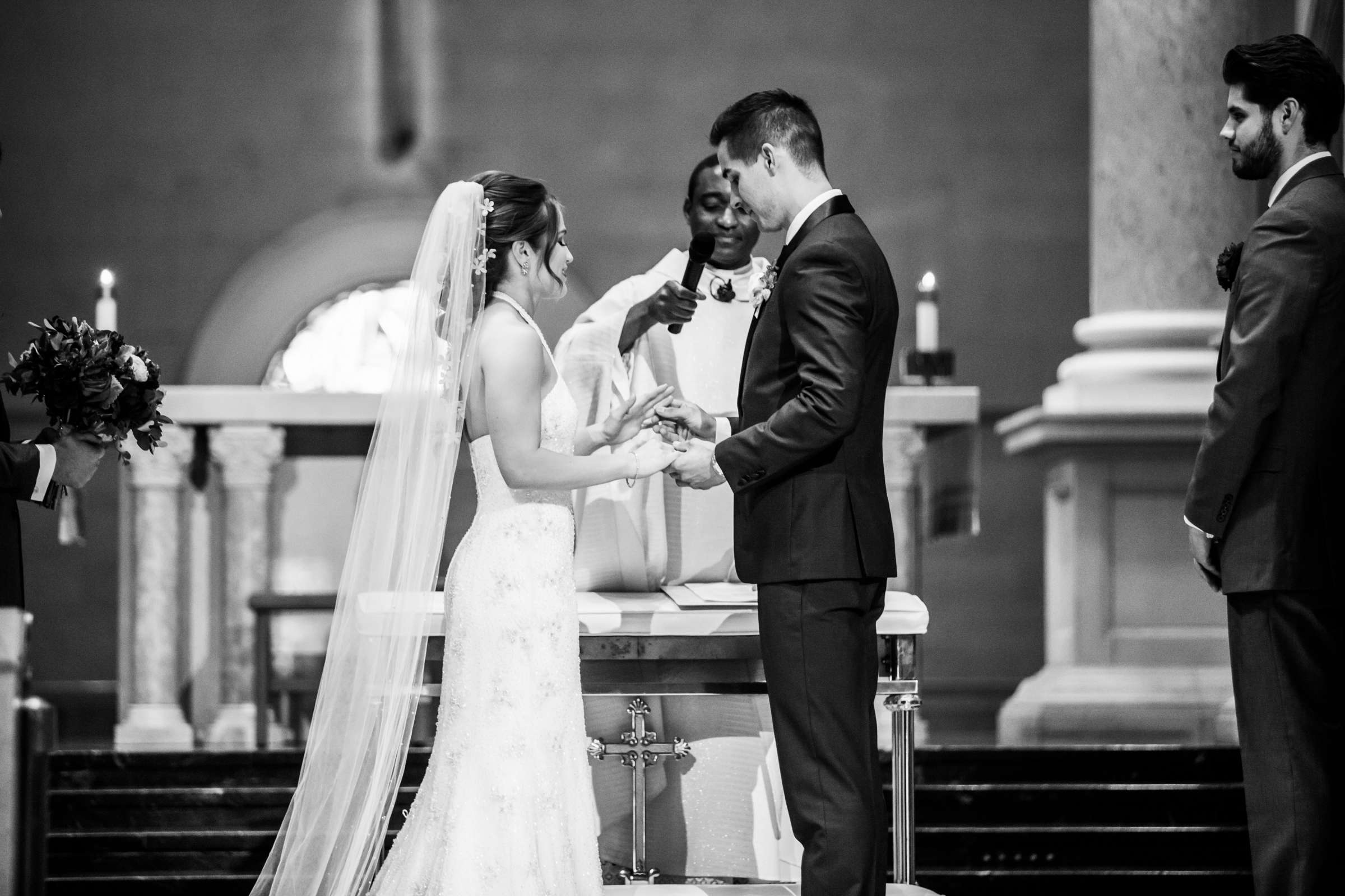 San Diego Central Library Wedding coordinated by Creative Affairs Inc, Alexandria and Daniel Wedding Photo #64 by True Photography