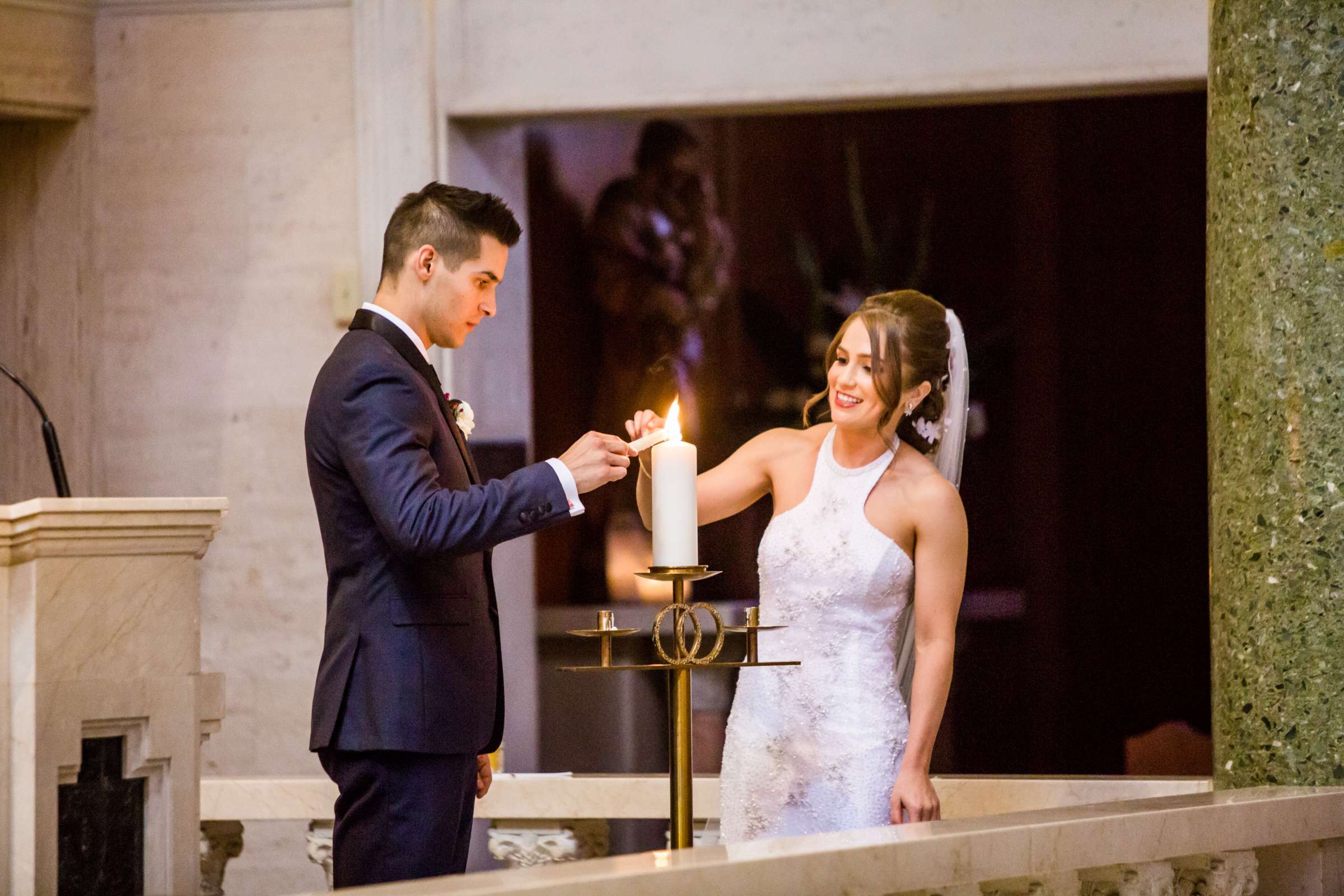 San Diego Central Library Wedding coordinated by Creative Affairs Inc, Alexandria and Daniel Wedding Photo #67 by True Photography
