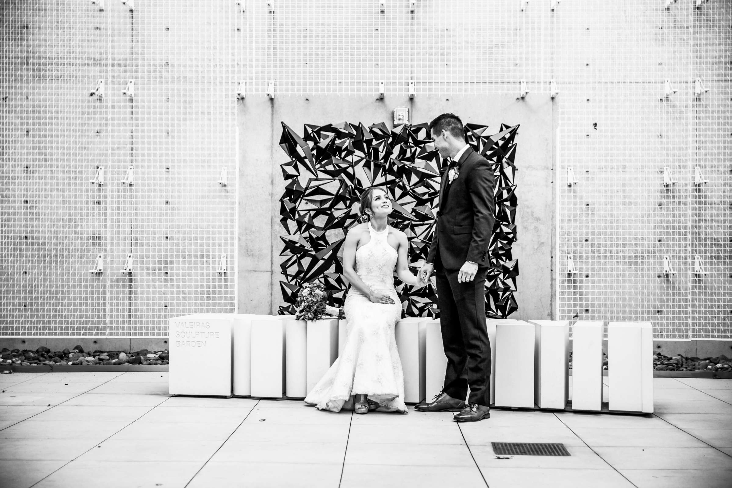 San Diego Central Library Wedding coordinated by Creative Affairs Inc, Alexandria and Daniel Wedding Photo #91 by True Photography