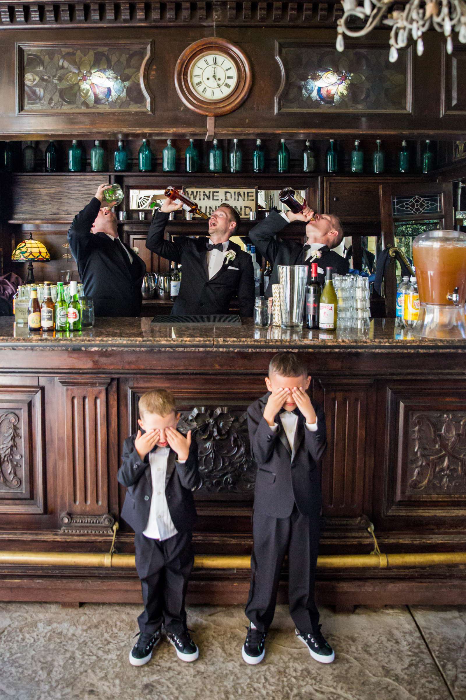 Kids, Funny moment at Twin Oaks House & Gardens Wedding Estate Wedding coordinated by Twin Oaks House & Gardens Wedding Estate, Hanh and Josh Wedding Photo #17 by True Photography