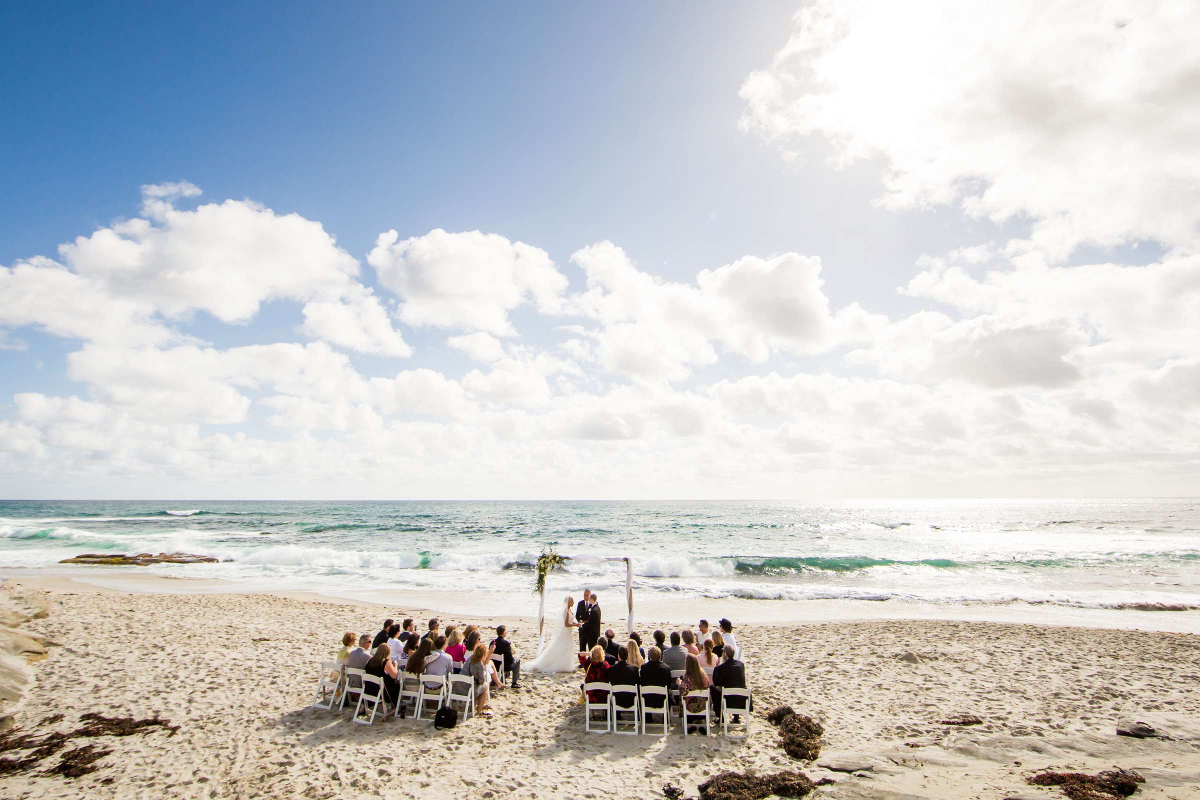 Ceremony, Beach at Wedding, Kristen and Ryan Wedding Photo #229781 by True Photography