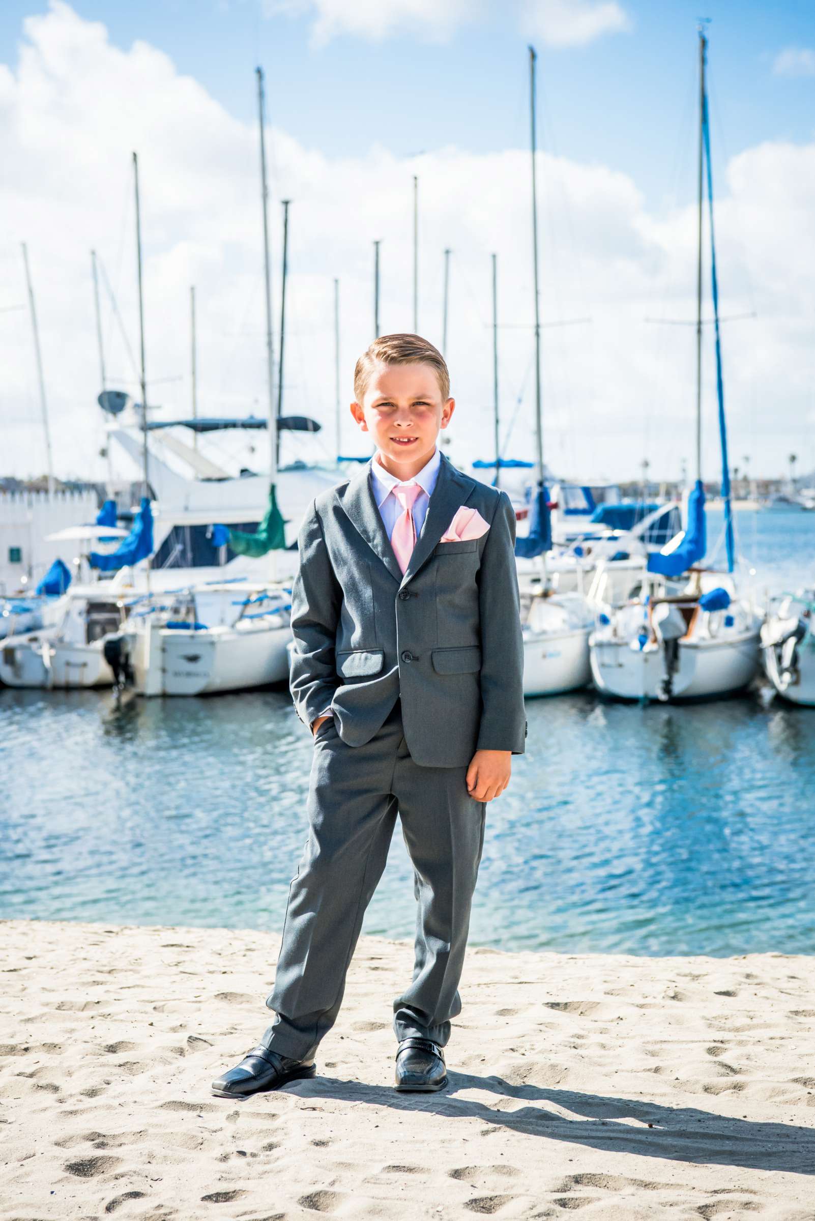 Ring Bearer, Blue colors at Bahia Hotel Wedding coordinated by A Hundred Hearts, Tiffany and Adam Wedding Photo #8 by True Photography