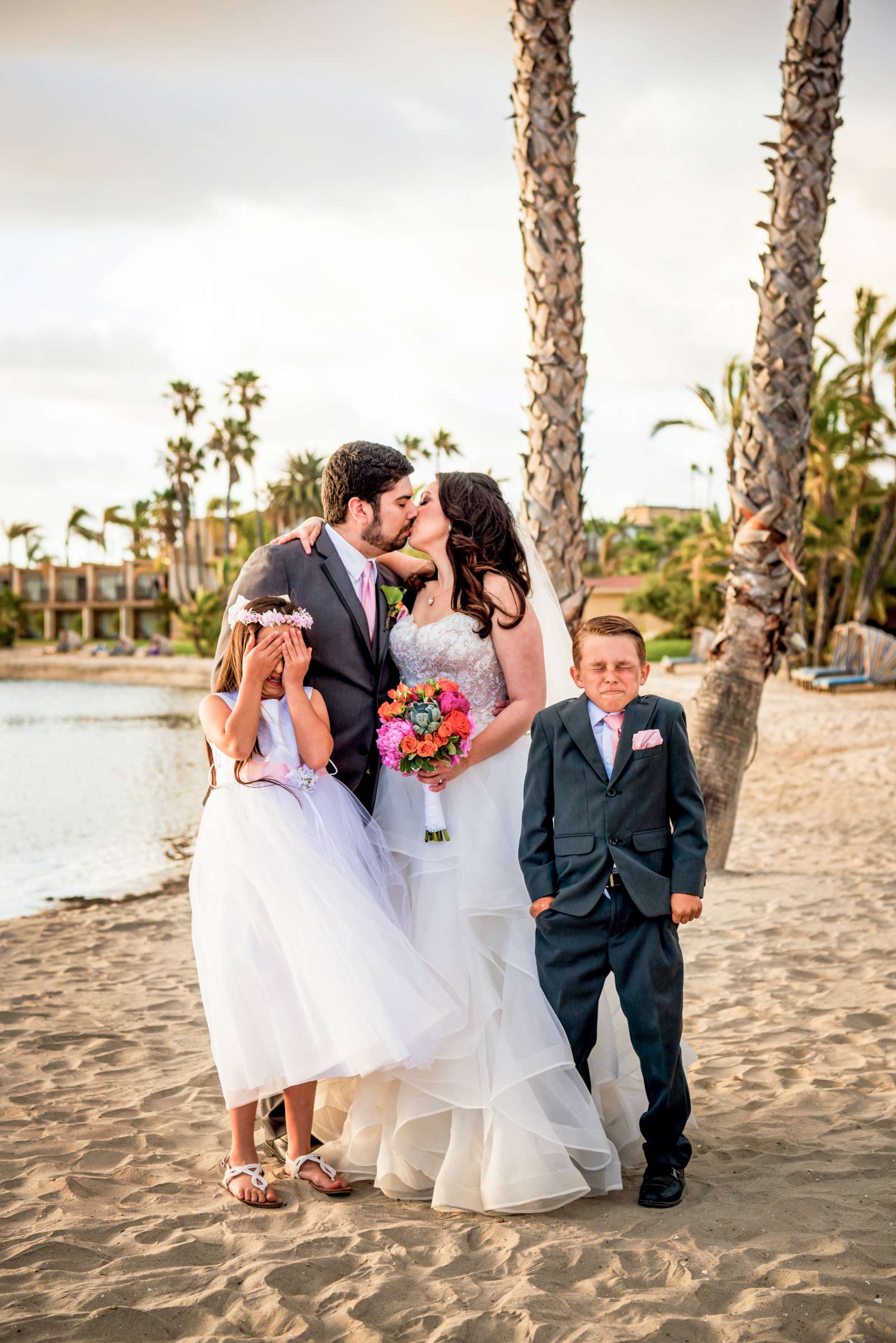 Bahia Hotel Wedding coordinated by A Hundred Hearts, Tiffany and Adam Wedding Photo #11 by True Photography