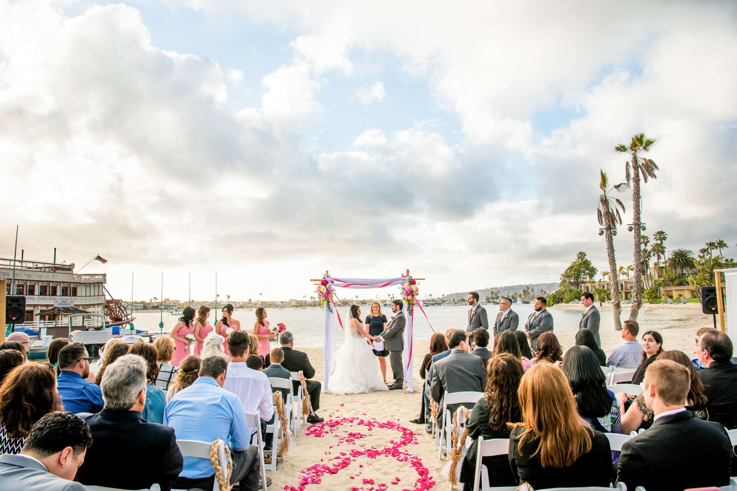 Bahia Hotel Wedding coordinated by A Hundred Hearts, Tiffany and Adam Wedding Photo #61 by True Photography