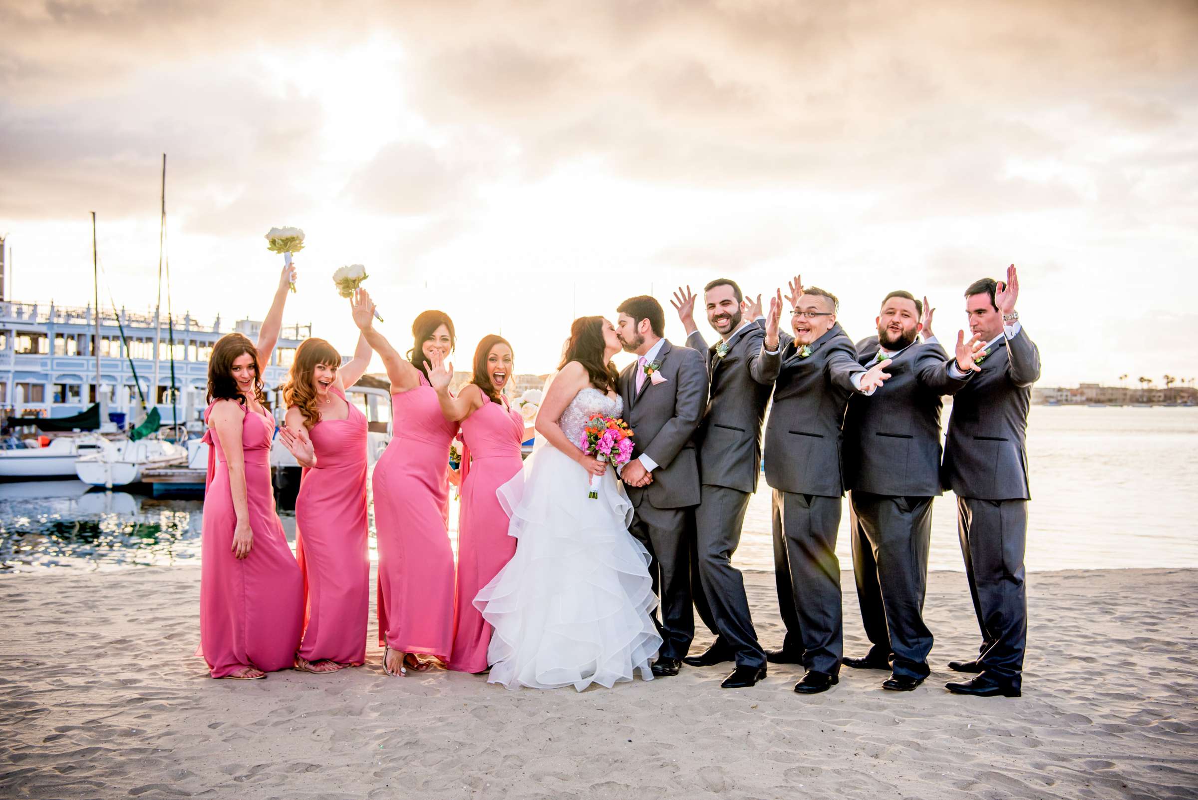 Bahia Hotel Wedding coordinated by A Hundred Hearts, Tiffany and Adam Wedding Photo #76 by True Photography