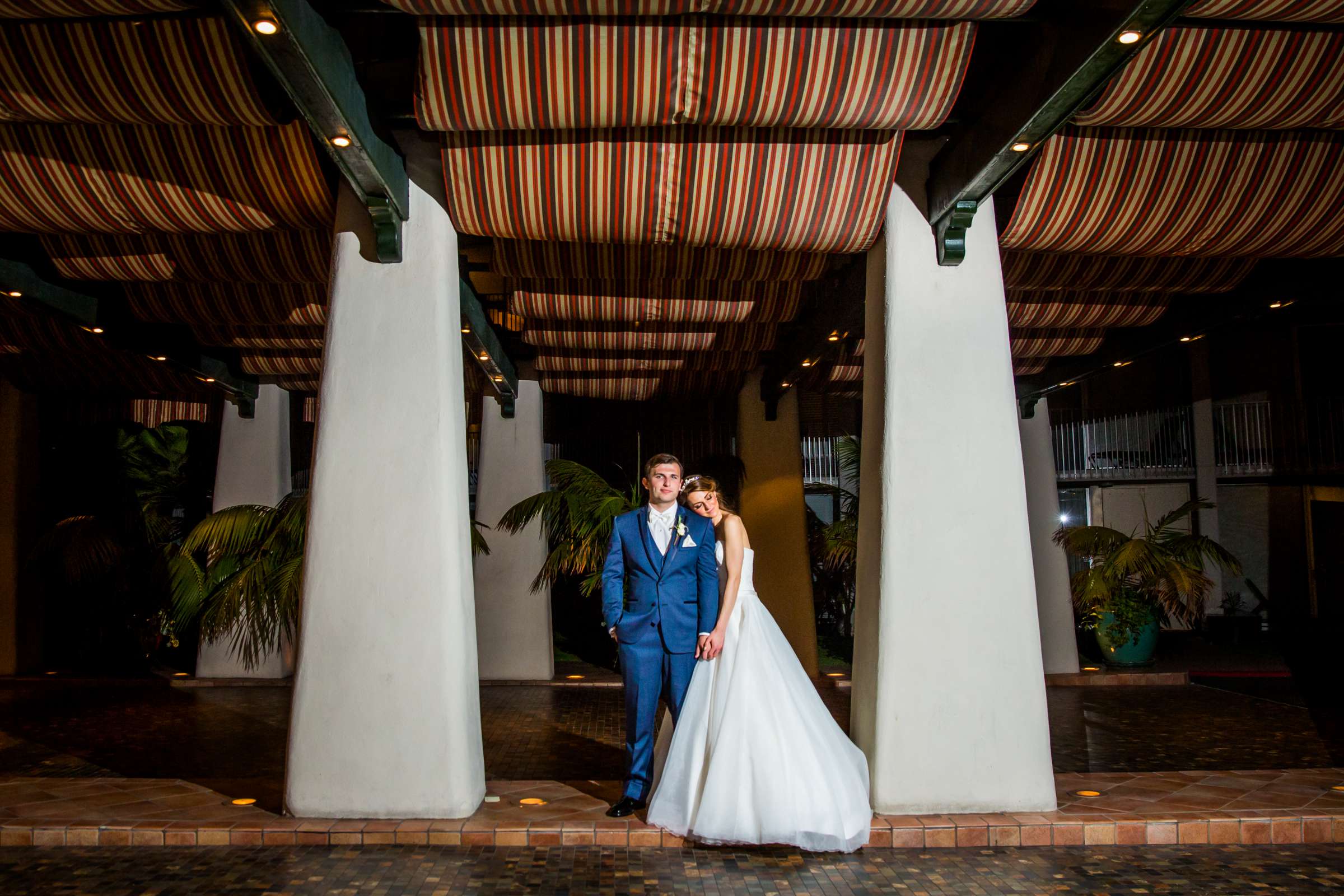 Romantic moment at Bahia Hotel Wedding coordinated by Bahia Hotel, Sabrina and Christopher Wedding Photo #4 by True Photography