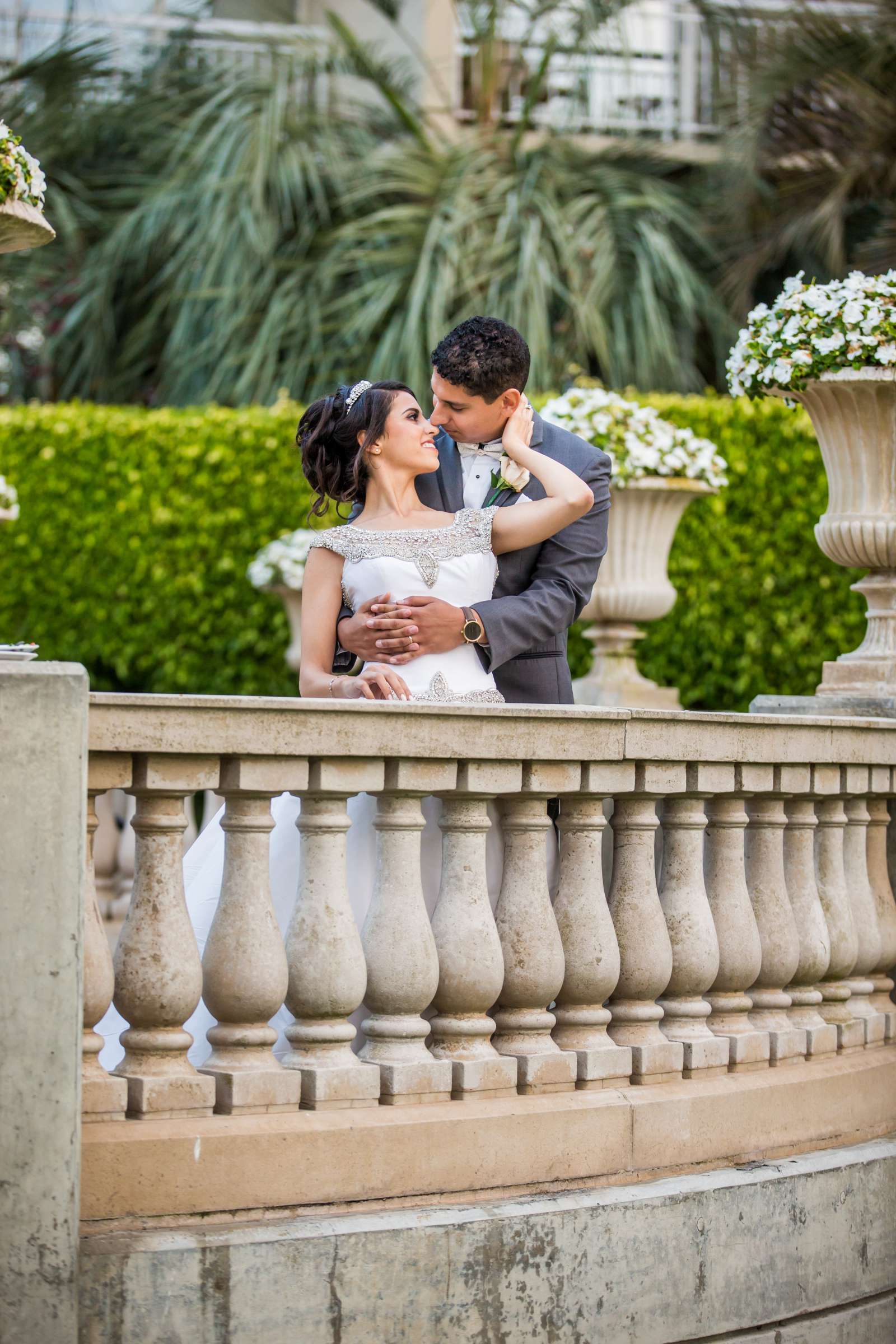 Romantic moment, Bride and Groom at Hilton La Jolla Torrey Pines Wedding coordinated by I Do Weddings, Marian and John Wedding Photo #232338 by True Photography