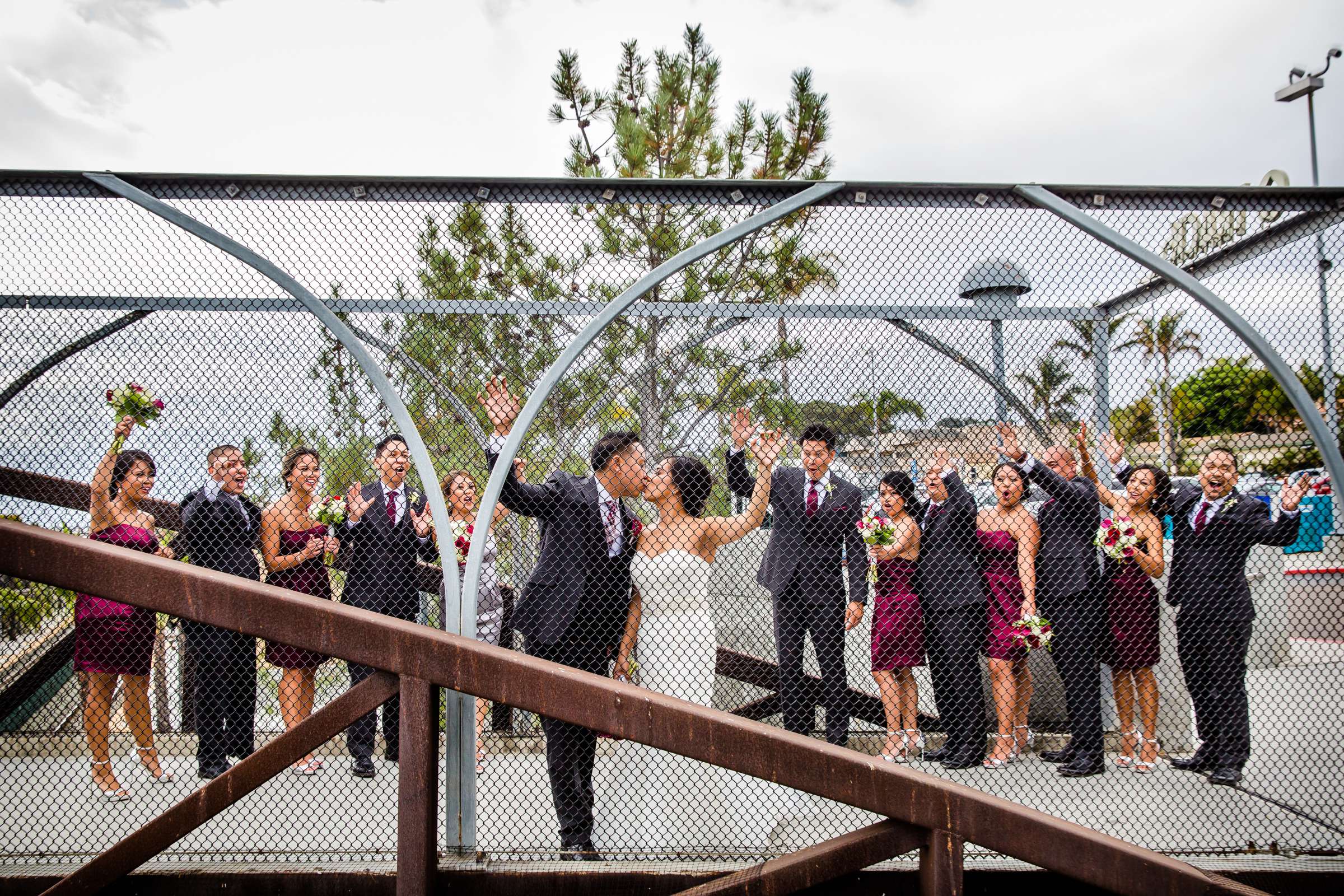 Bridal Party at San Diego Marriott Del Mar Wedding, Gail and Jeffrey Wedding Photo #233319 by True Photography