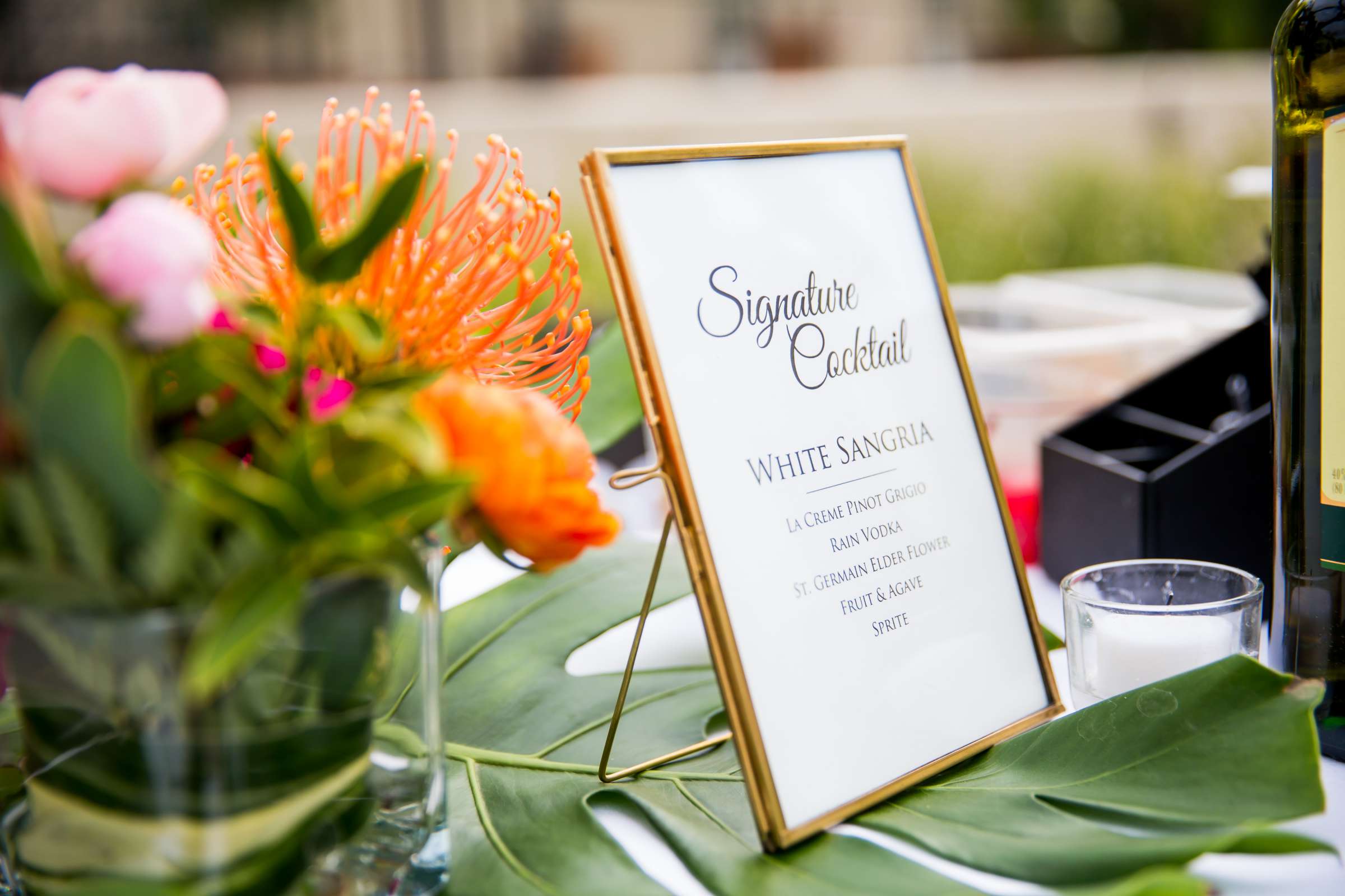 Signage at The Inn at Rancho Santa Fe Wedding coordinated by Lauren Balben, Lucia and Rob Wedding Photo #233561 by True Photography