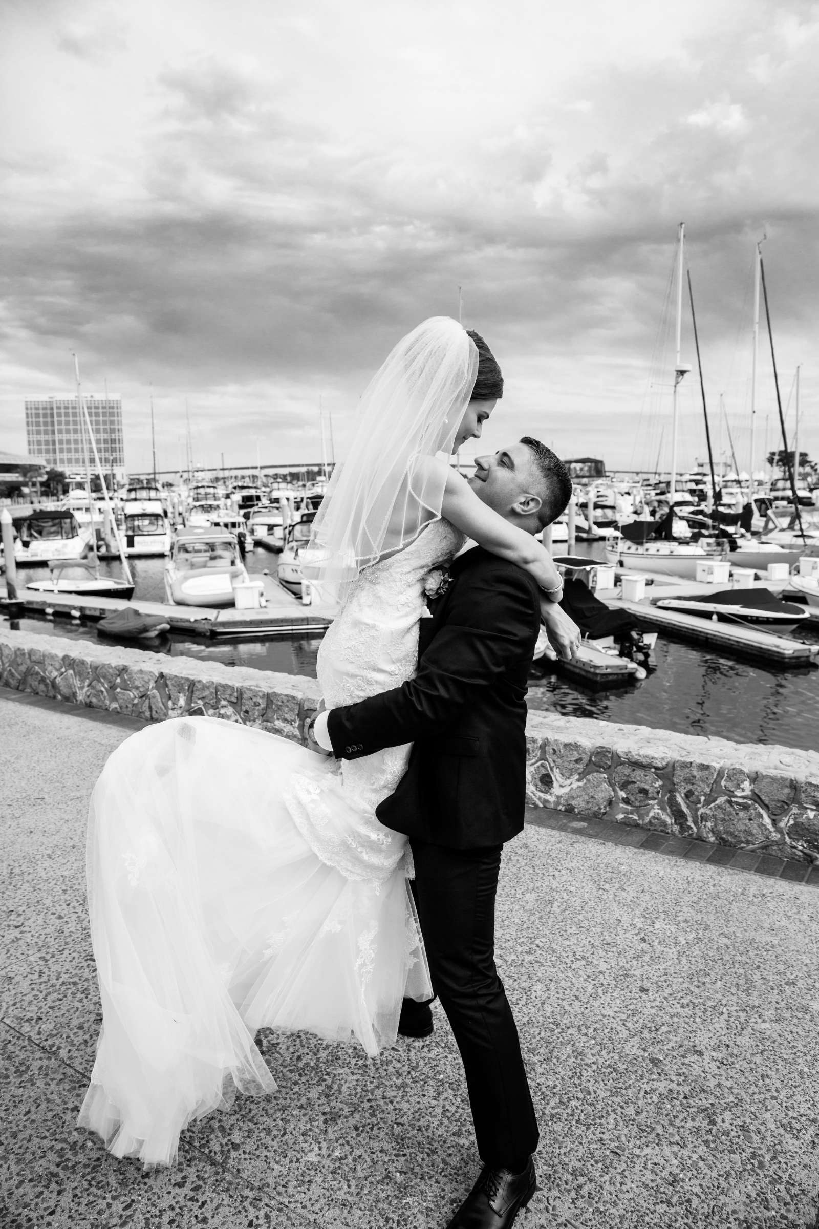 Marriott Marquis San Diego Marina Wedding, Marion and Geno Wedding Photo #4 by True Photography