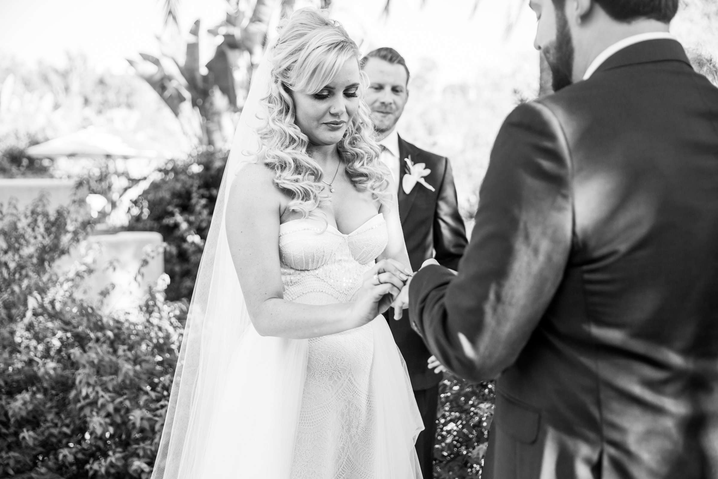 Rancho Valencia Wedding coordinated by Tasteful Tatters, Lacey and Michel Wedding Photo #58 by True Photography