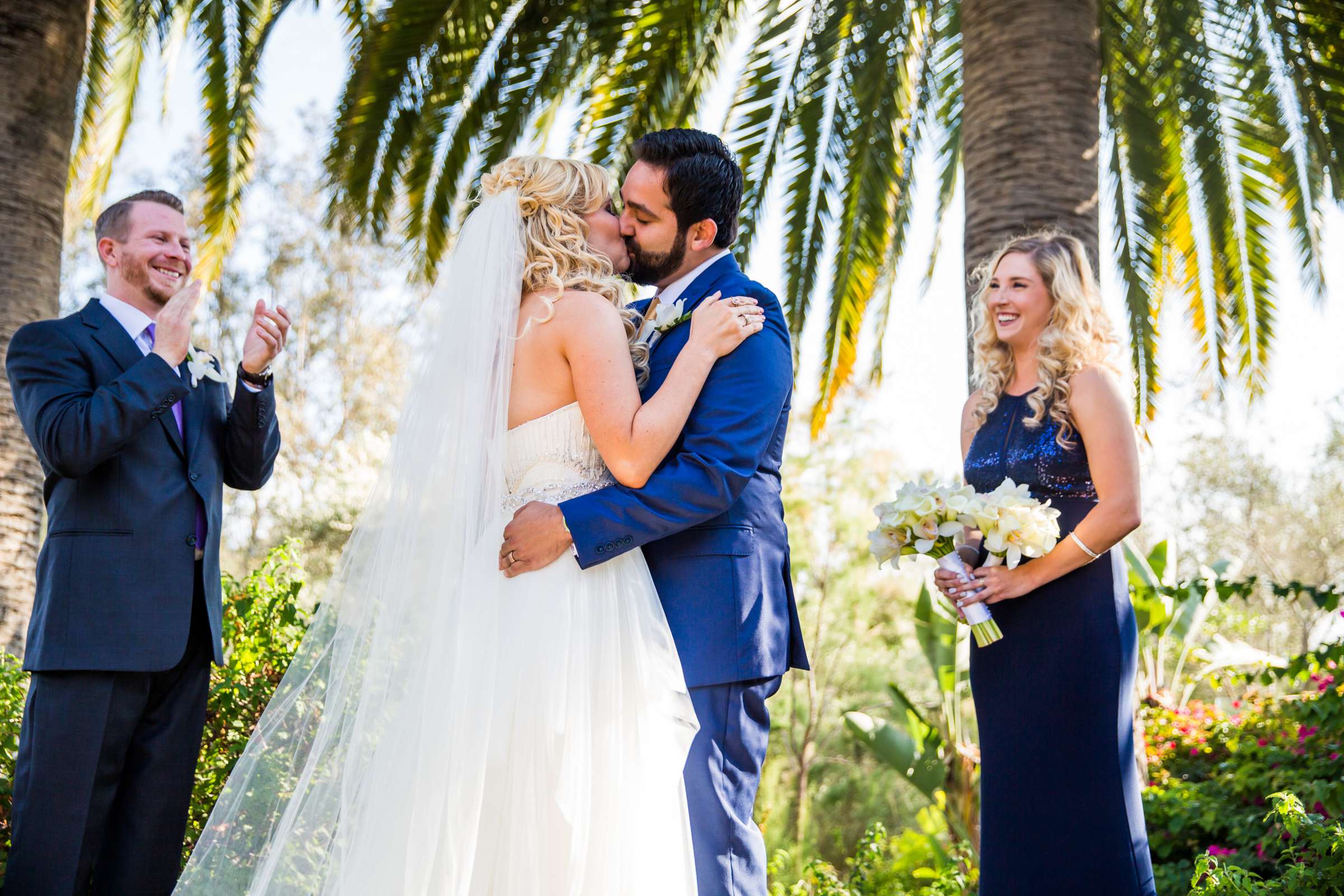 Rancho Valencia Wedding coordinated by Tasteful Tatters, Lacey and Michel Wedding Photo #60 by True Photography