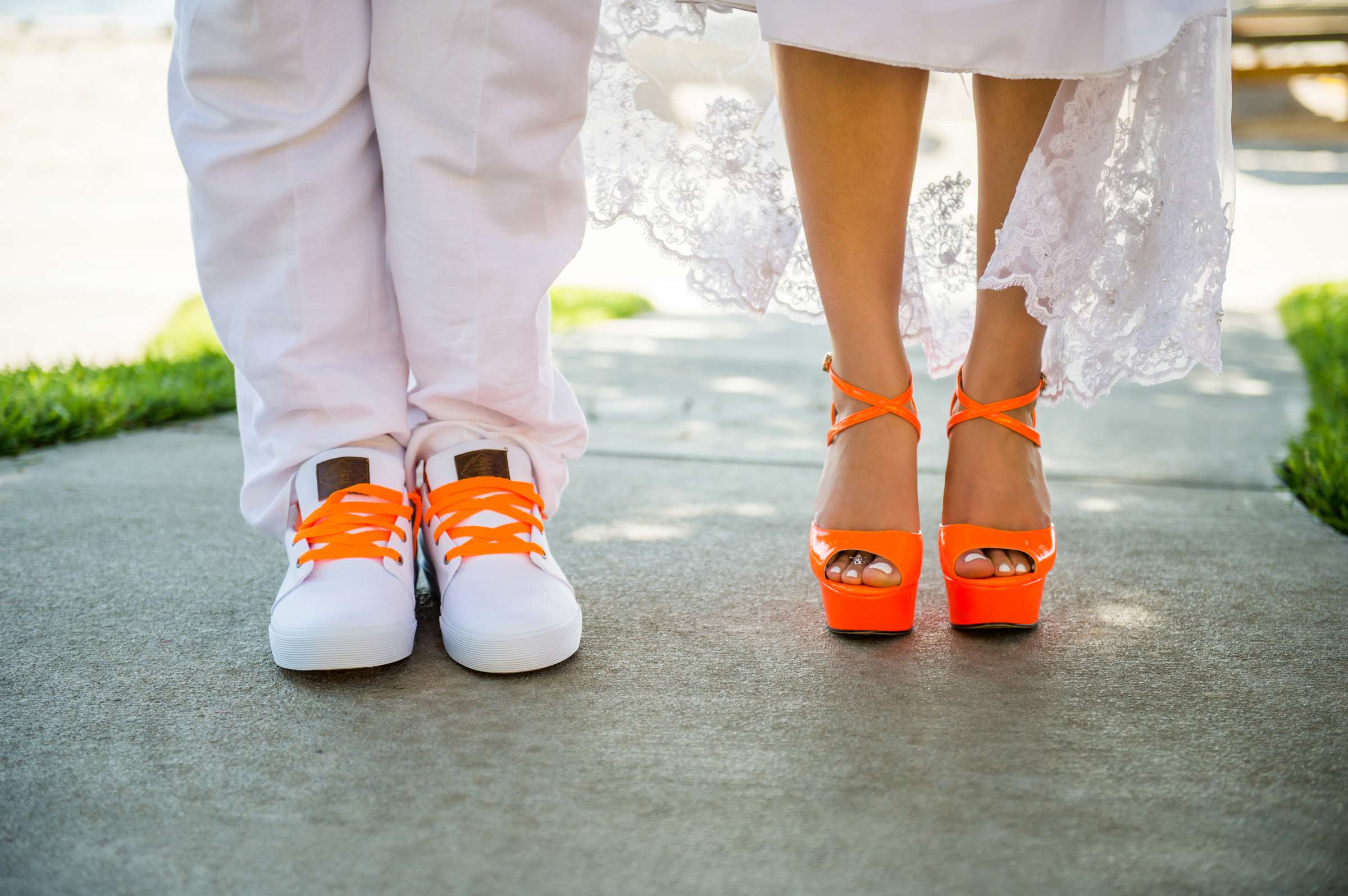 Orange colors at Bahia Hotel Wedding, Adrina and Jeremy Wedding Photo #234272 by True Photography