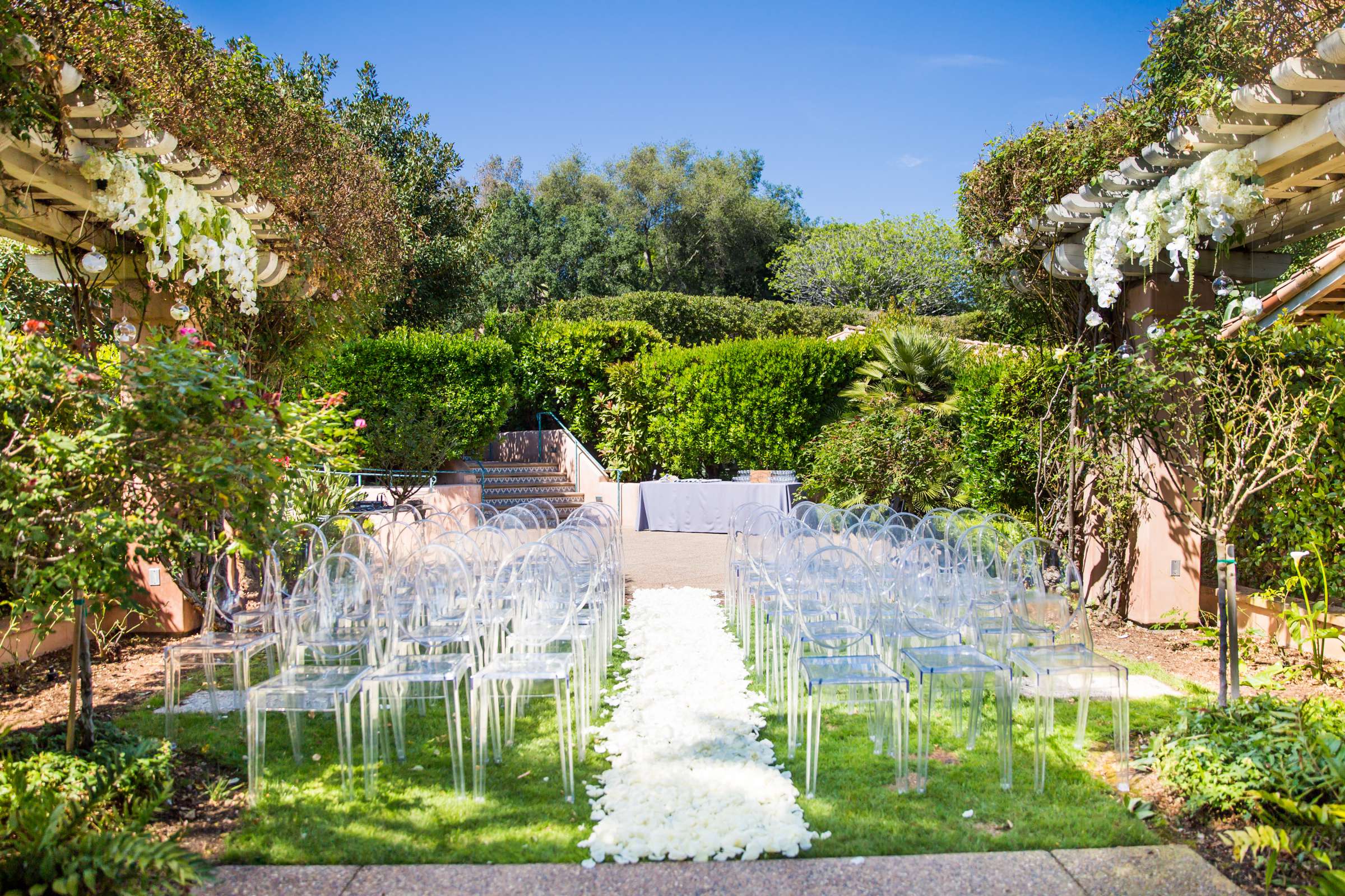 Rancho Valencia Wedding coordinated by Tasteful Tatters, Lacey and Michel Wedding Photo #161 by True Photography