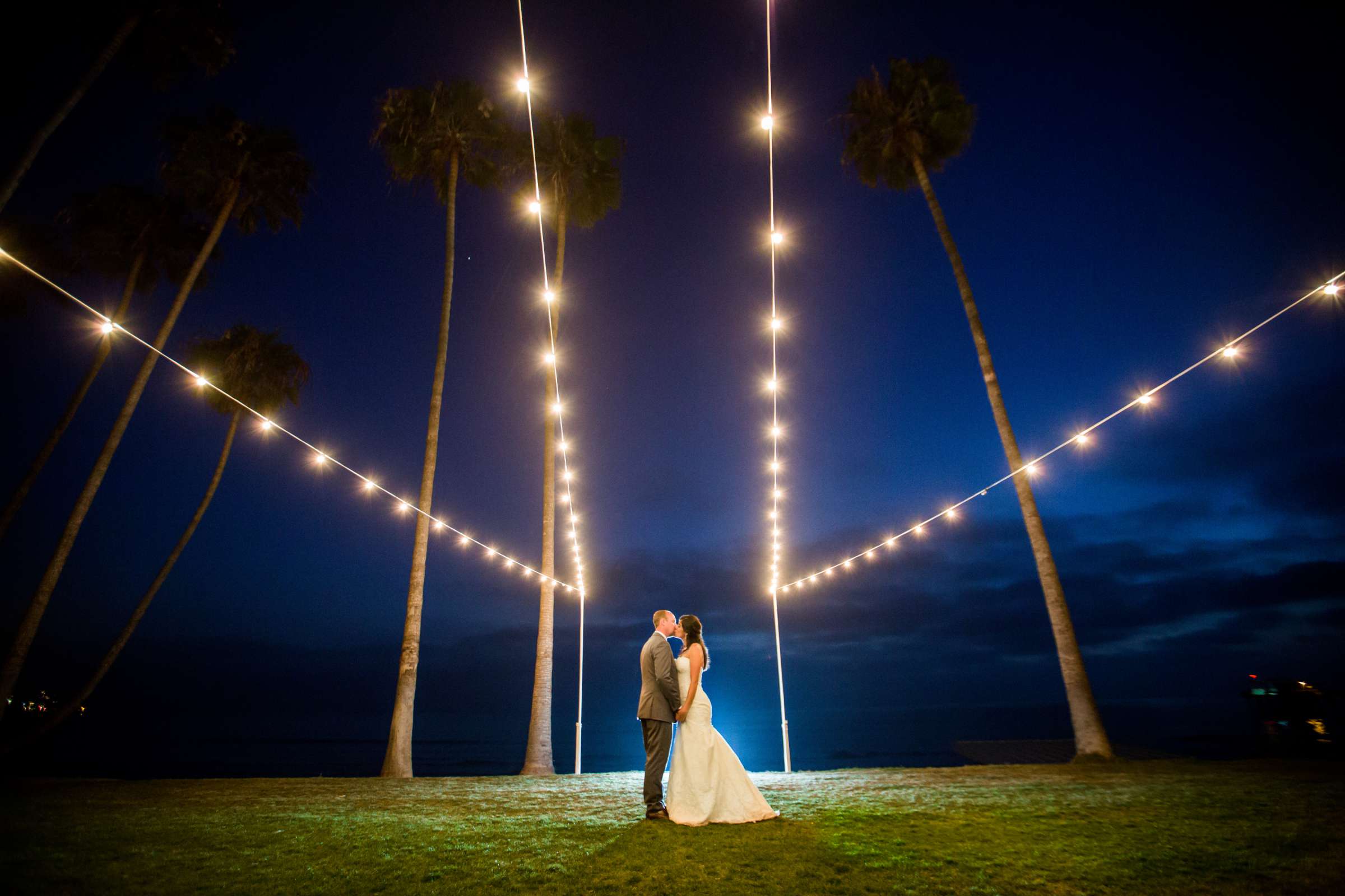 Romantic moment, Stylized Portrait at Scripps Seaside Forum Wedding coordinated by Behind The Scenes, Marissa and Andrew Wedding Photo #235015 by True Photography