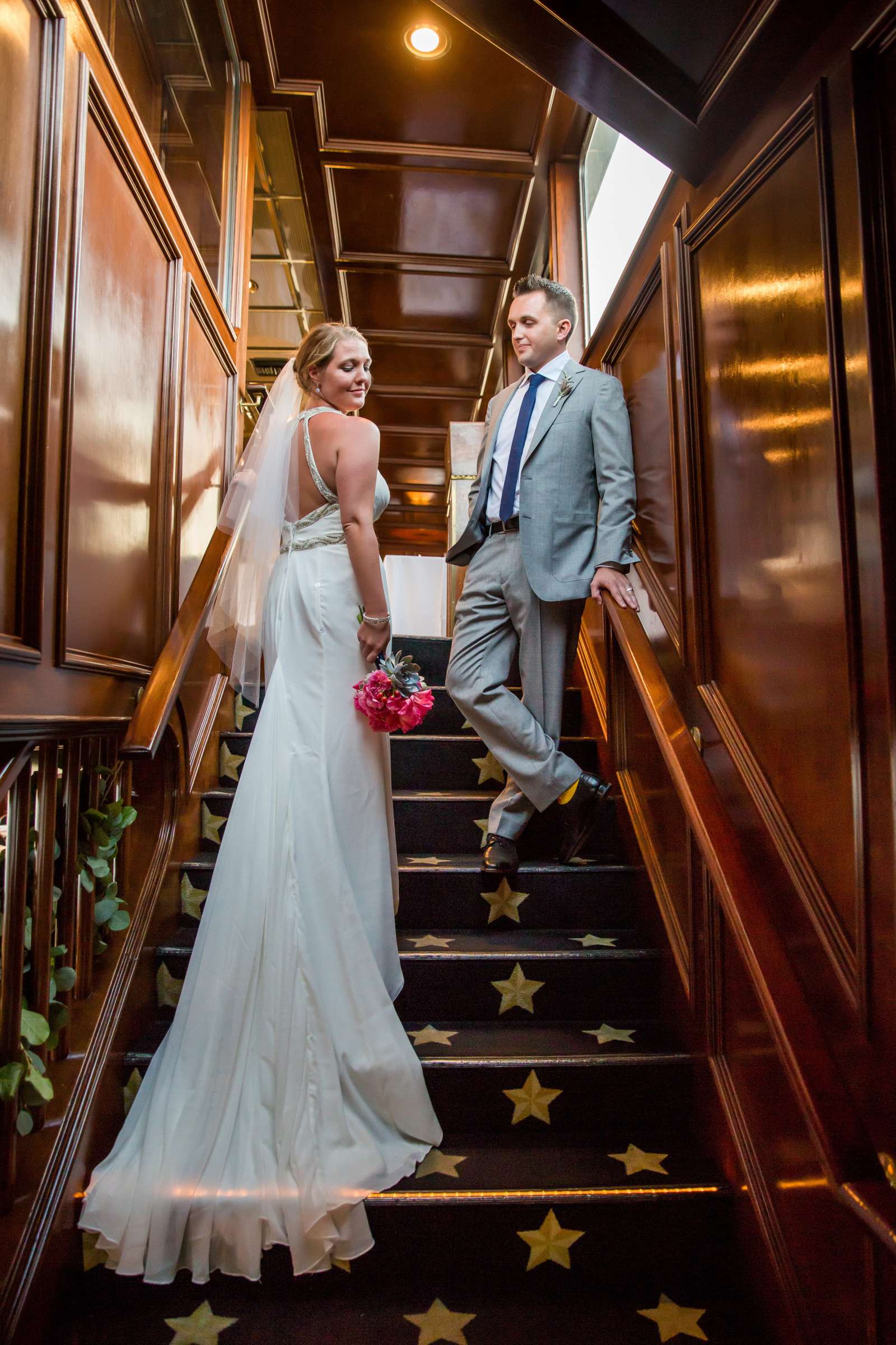 Flagship Cruises and Events Wedding coordinated by First Comes Love Weddings & Events, Kathleen and Adam Wedding Photo #3 by True Photography