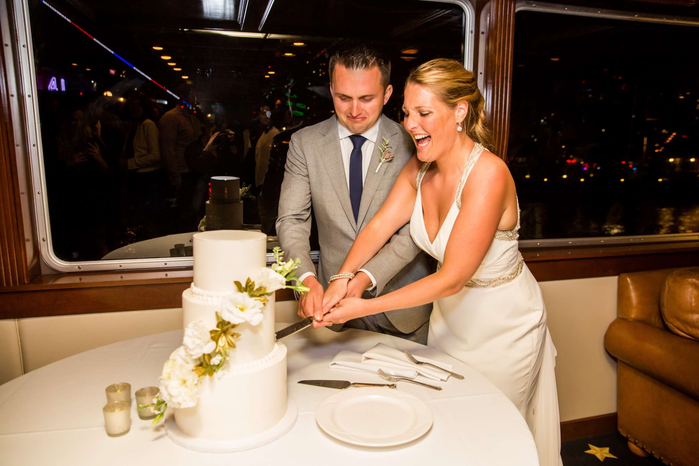 Flagship Cruises and Events Wedding coordinated by First Comes Love Weddings & Events, Kathleen and Adam Wedding Photo #96 by True Photography
