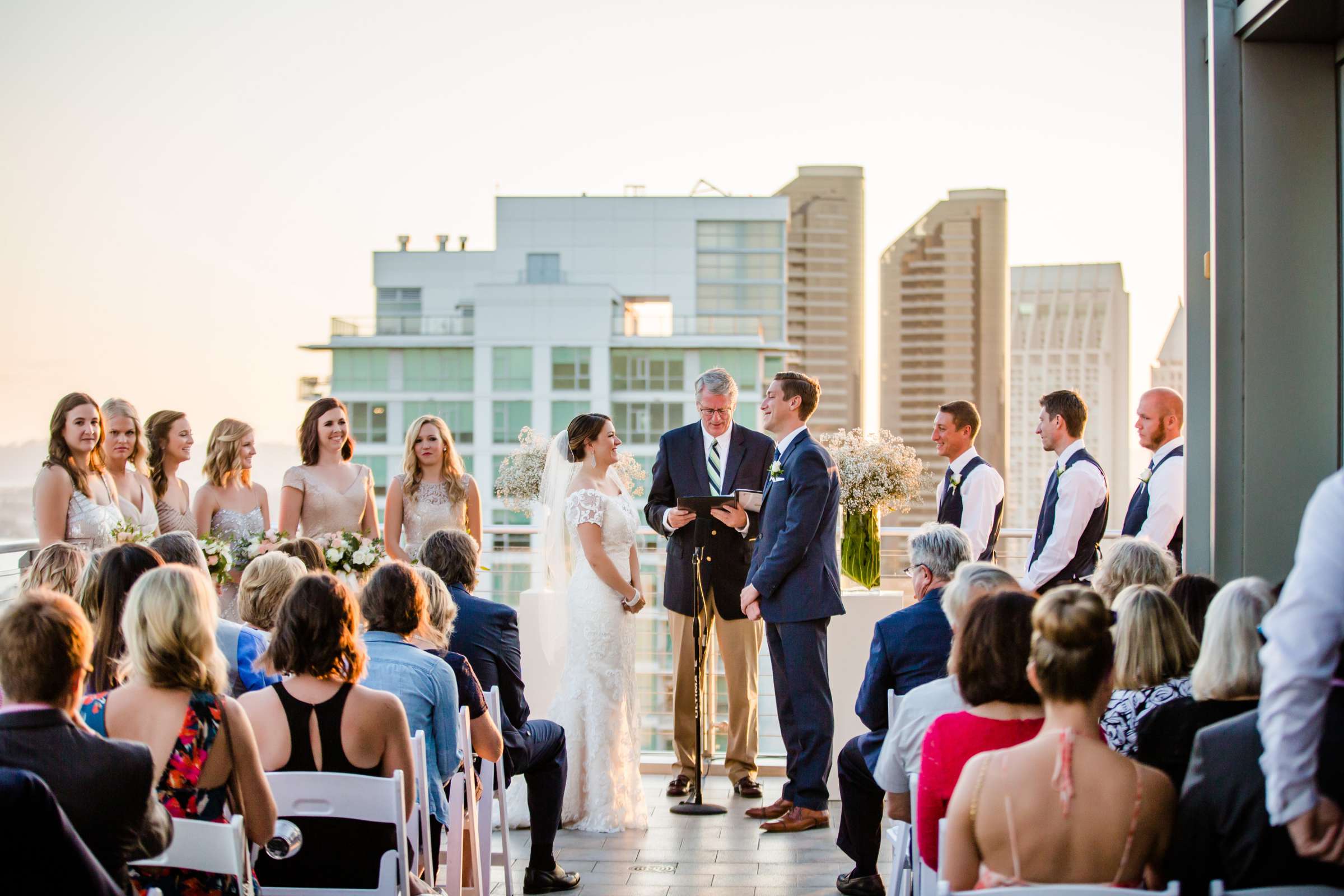 Ceremony at The Ultimate Skybox Wedding, Kelli and Chad Wedding Photo #237769 by True Photography