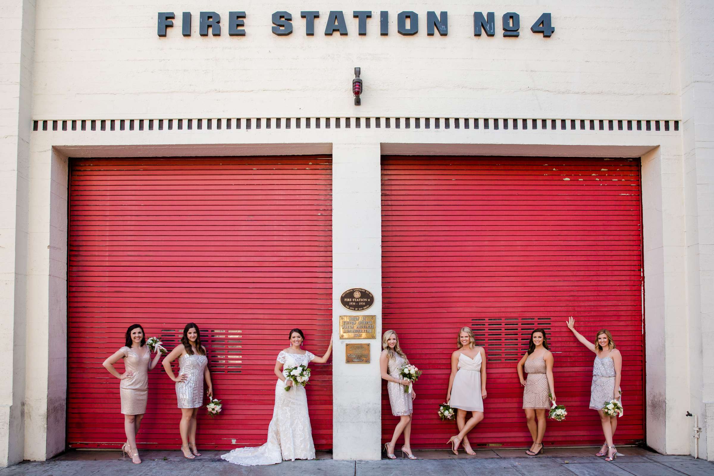 Bridesmaids at The Ultimate Skybox Wedding, Kelli and Chad Wedding Photo #237790 by True Photography