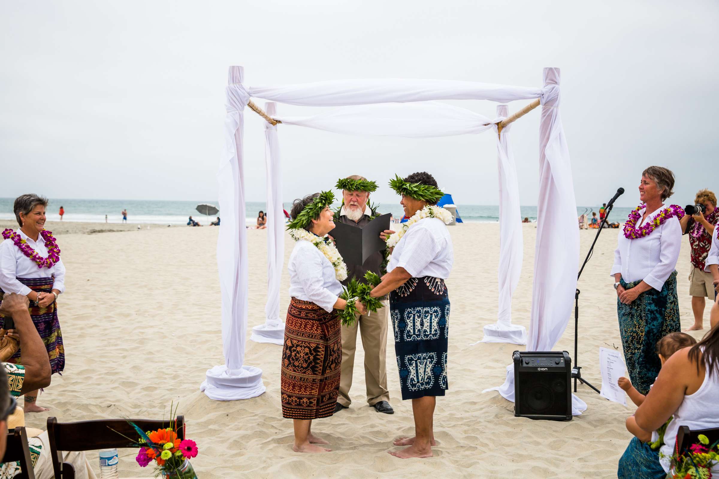 California State Beaches Wedding coordinated by First Comes Love Weddings & Events, Denise and Debbie Wedding Photo #238818 by True Photography