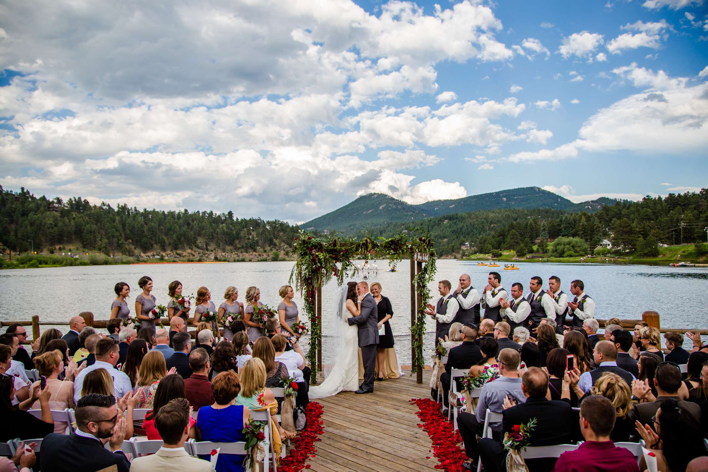 The Evergreen Lake House Wedding coordinated by Kelly Lamb Events, Morgan and Matthew Wedding Photo #239357 by True Photography