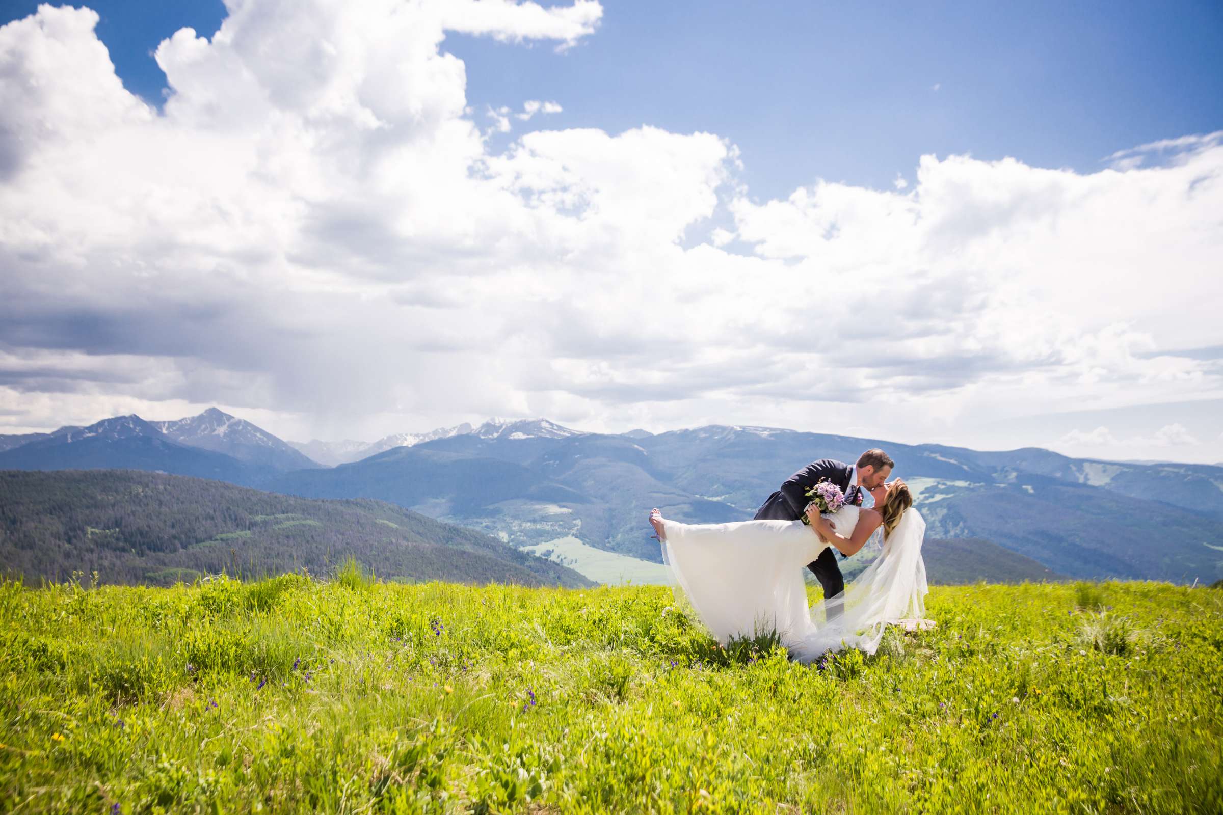 The Vail Wedding Deck Wedding coordinated by Snapdragon Celebrations, Dana and James Wedding Photo #1 by True Photography