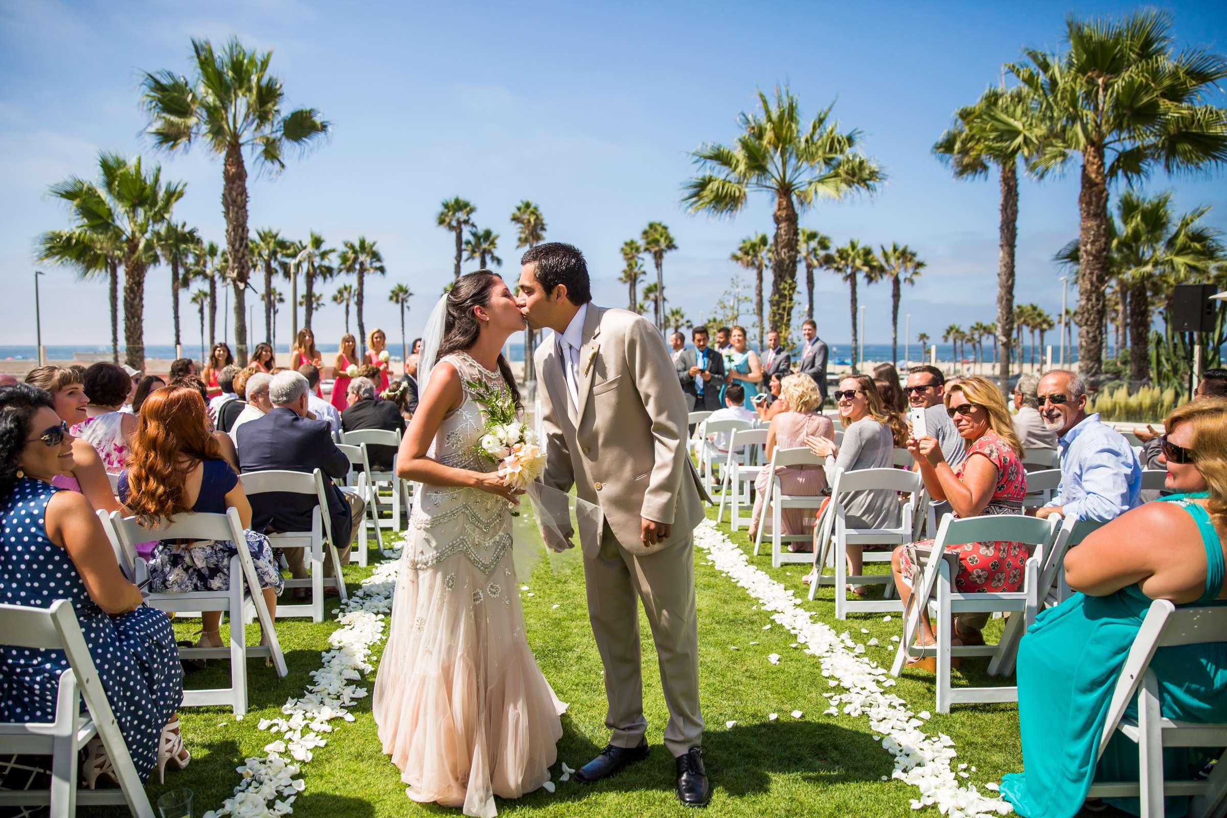 Hyatt Regency Huntington Beach Wedding coordinated by Simply Sweet Weddings, Gina and Charlie Wedding Photo #57 by True Photography