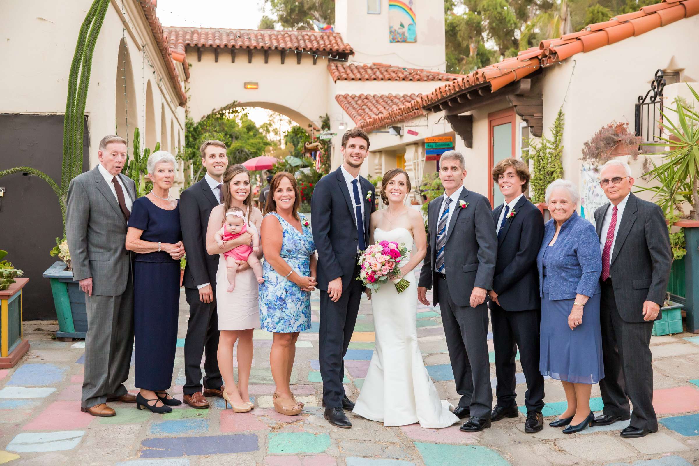The Spanish Village Art Center (Balboa Park) Wedding coordinated by Creative Affairs Inc, Kelly and Matthew Wedding Photo #70 by True Photography