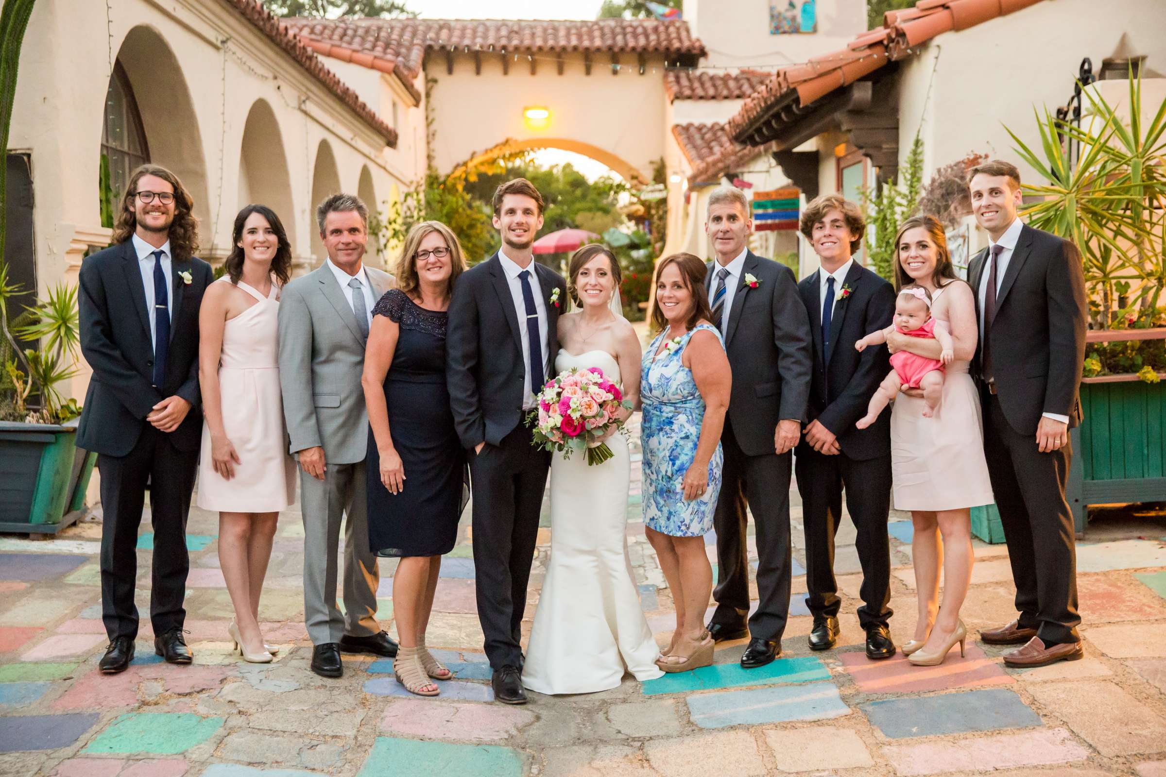 The Spanish Village Art Center (Balboa Park) Wedding coordinated by Creative Affairs Inc, Kelly and Matthew Wedding Photo #71 by True Photography