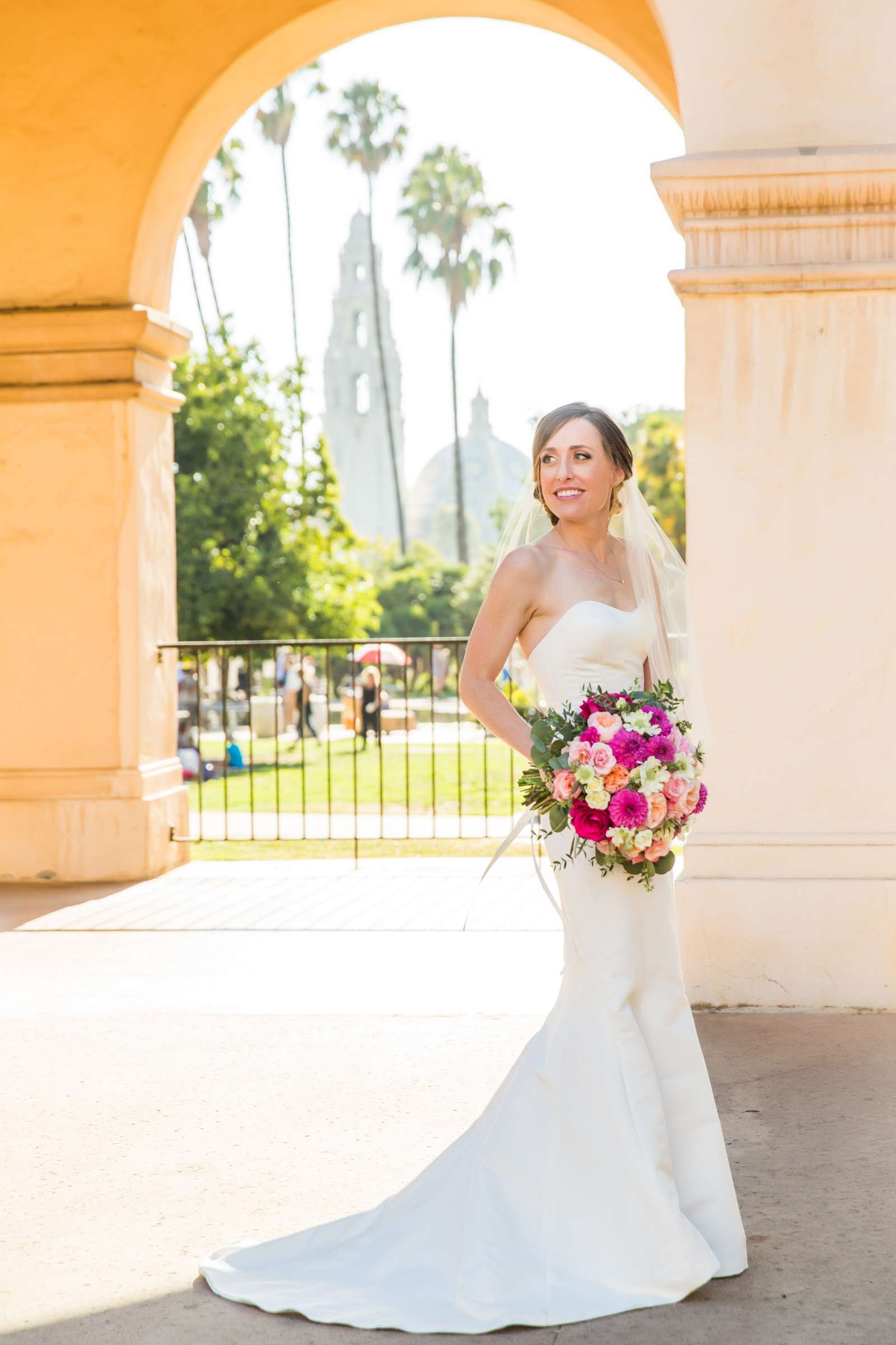 The Spanish Village Art Center (Balboa Park) Wedding coordinated by Creative Affairs Inc, Kelly and Matthew Wedding Photo #76 by True Photography