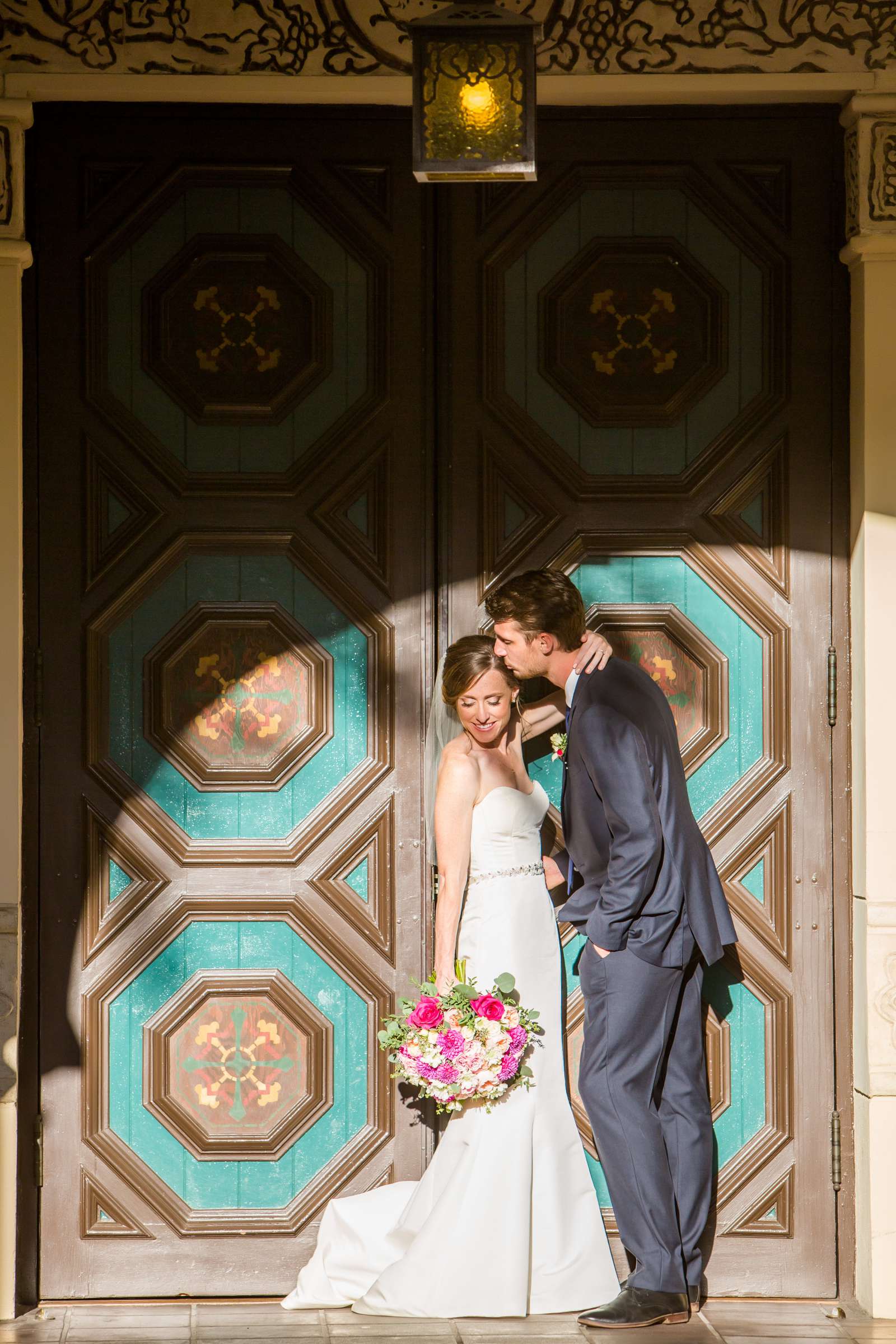 The Spanish Village Art Center (Balboa Park) Wedding coordinated by Creative Affairs Inc, Kelly and Matthew Wedding Photo #81 by True Photography