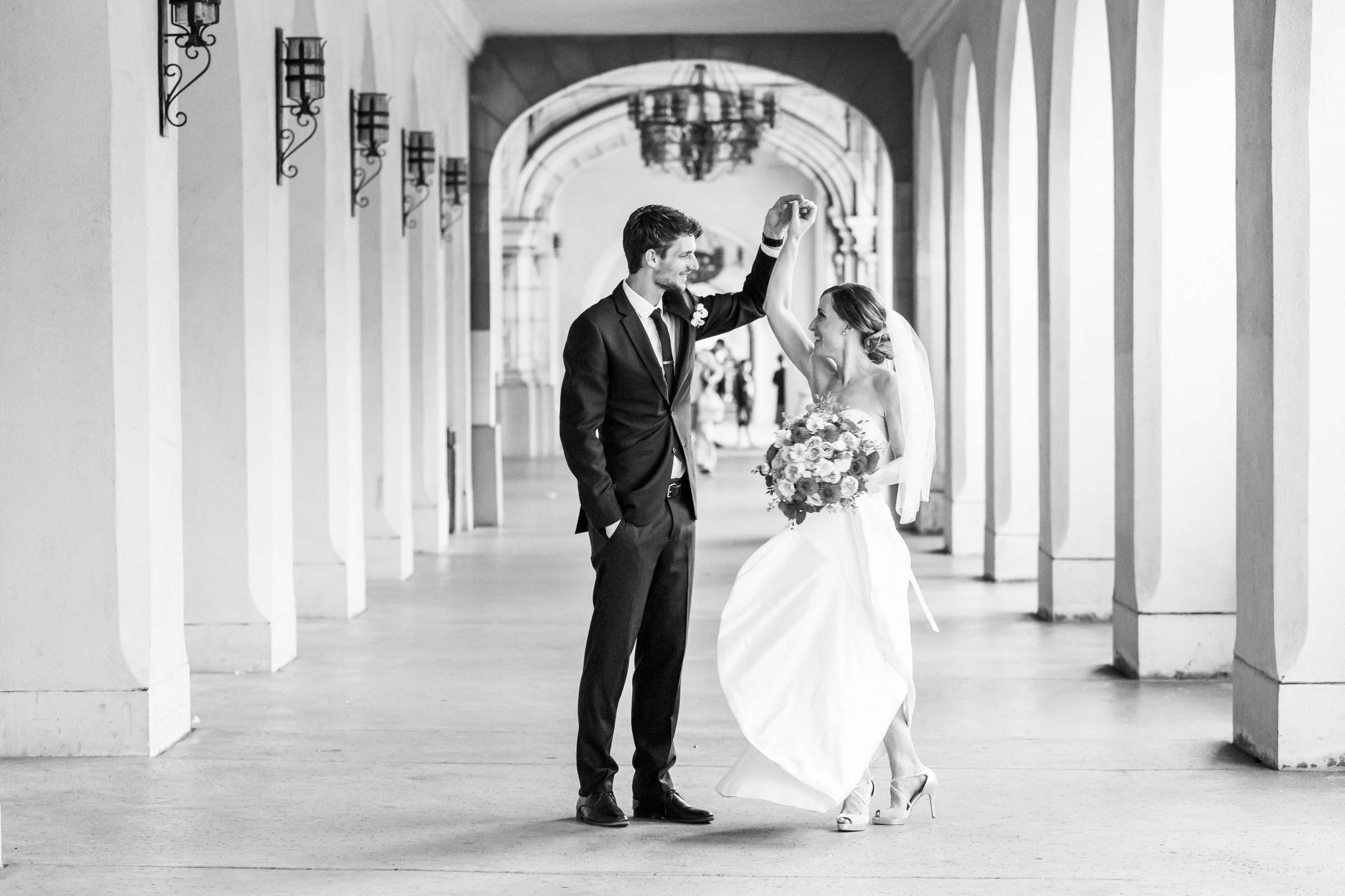 The Spanish Village Art Center (Balboa Park) Wedding coordinated by Creative Affairs Inc, Kelly and Matthew Wedding Photo #84 by True Photography