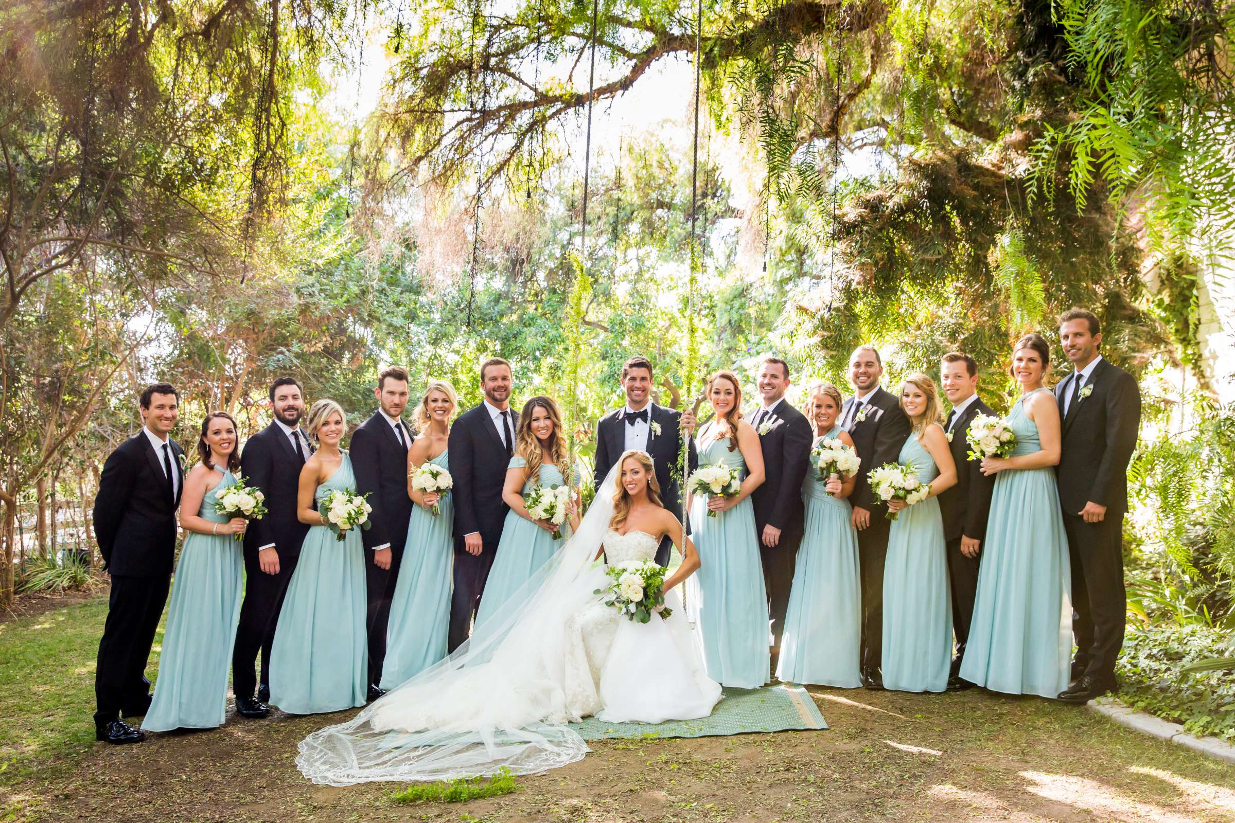 Bridal Party, Garden at Wedding coordinated by Events by Jamie Nicole Sheets, Diana and Kyle Wedding Photo #256003 by True Photography