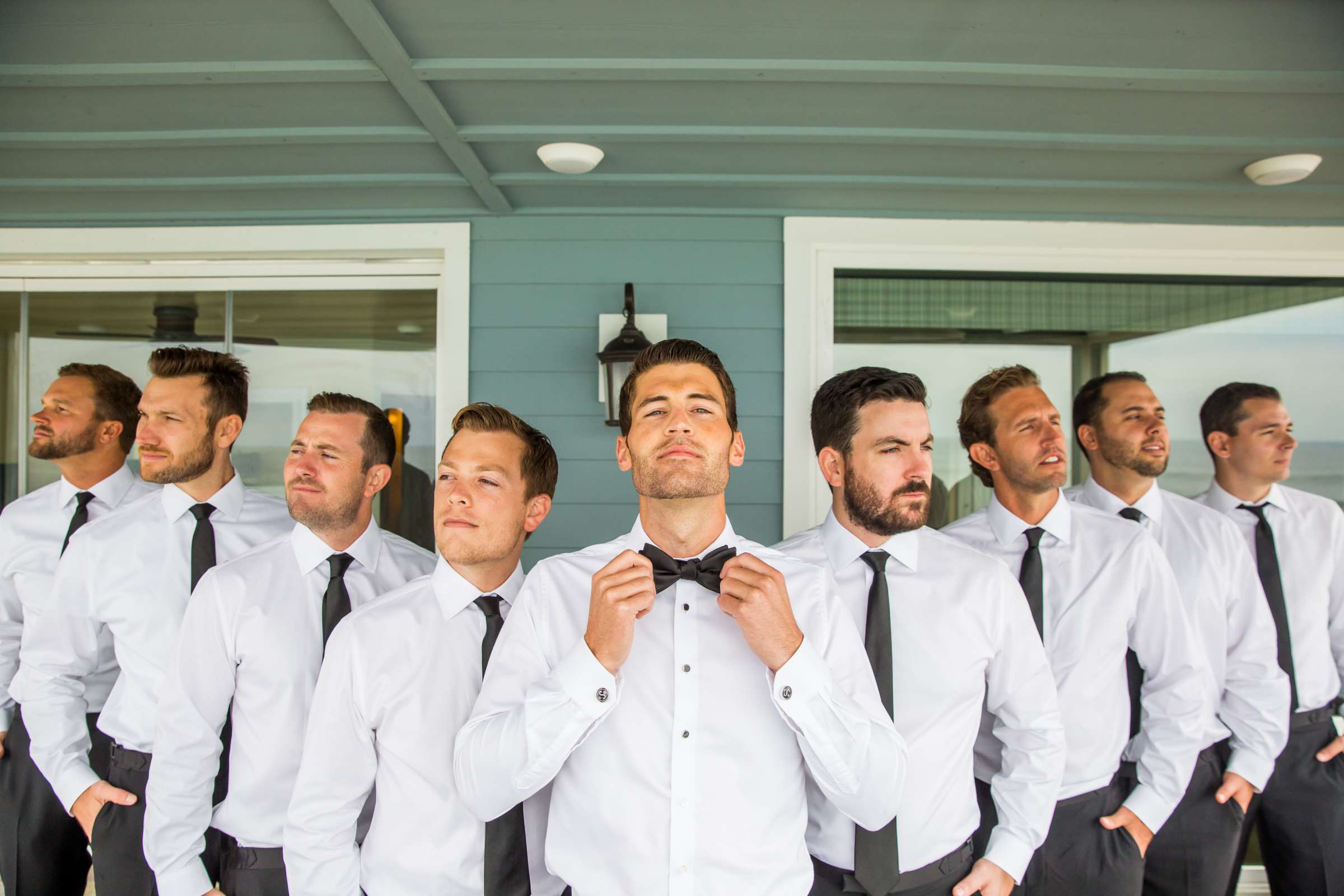 Groomsmen, Stylized Portrait at Wedding coordinated by Events by Jamie Nicole Sheets, Diana and Kyle Wedding Photo #256007 by True Photography