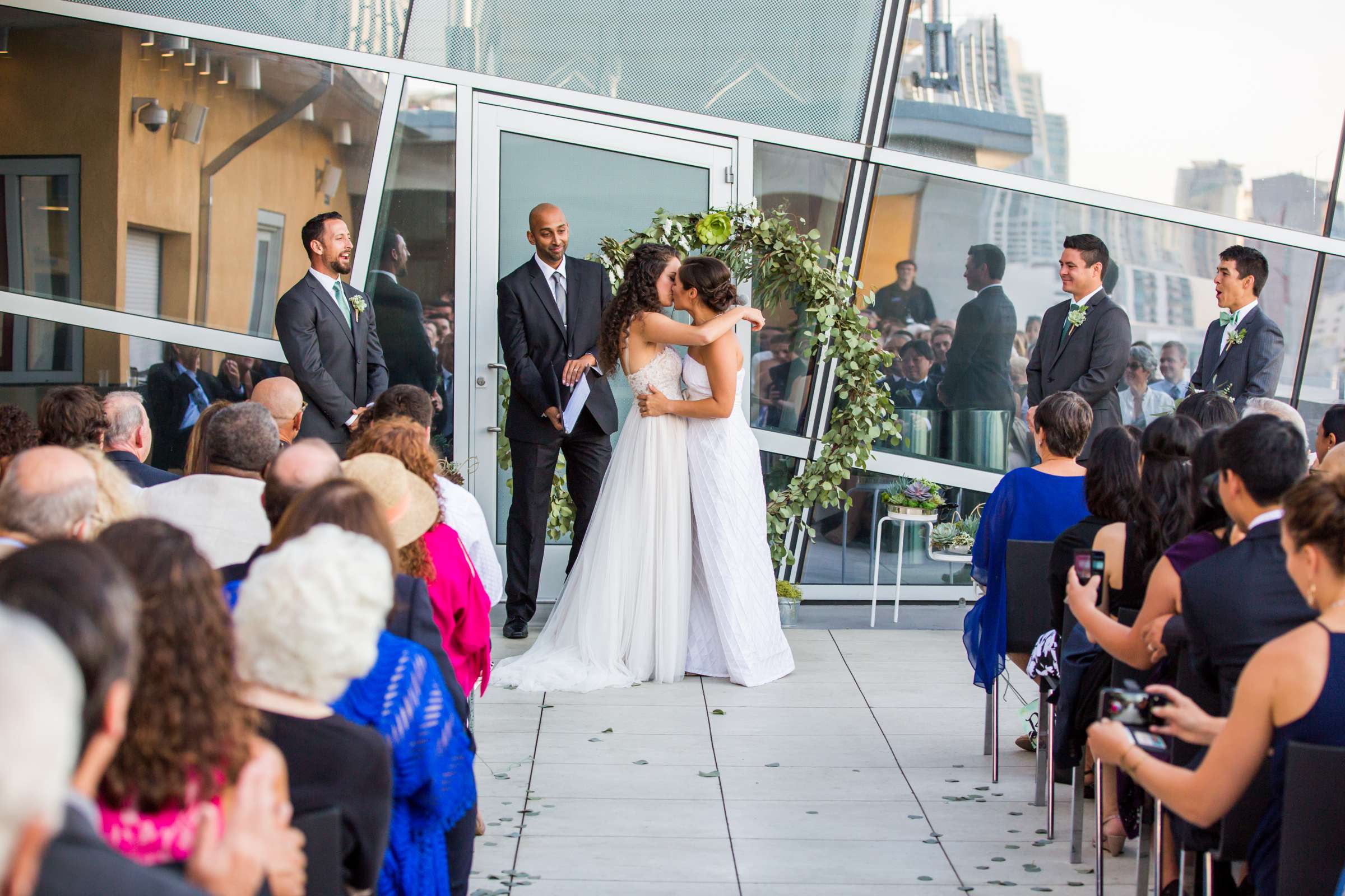 San Diego Central Library Wedding coordinated by Heather Loree Events, Jaclyn and Polly Wedding Photo #88 by True Photography