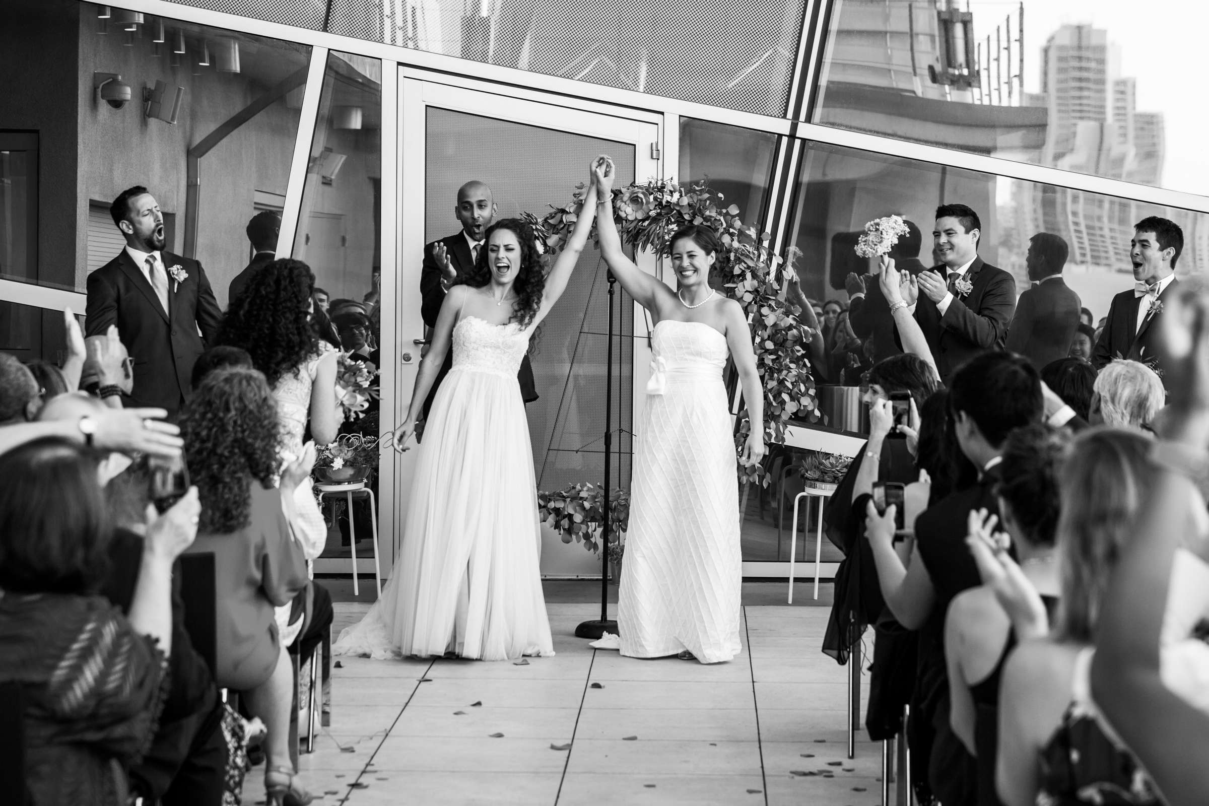 San Diego Central Library Wedding coordinated by Heather Loree Events, Jaclyn and Polly Wedding Photo #90 by True Photography
