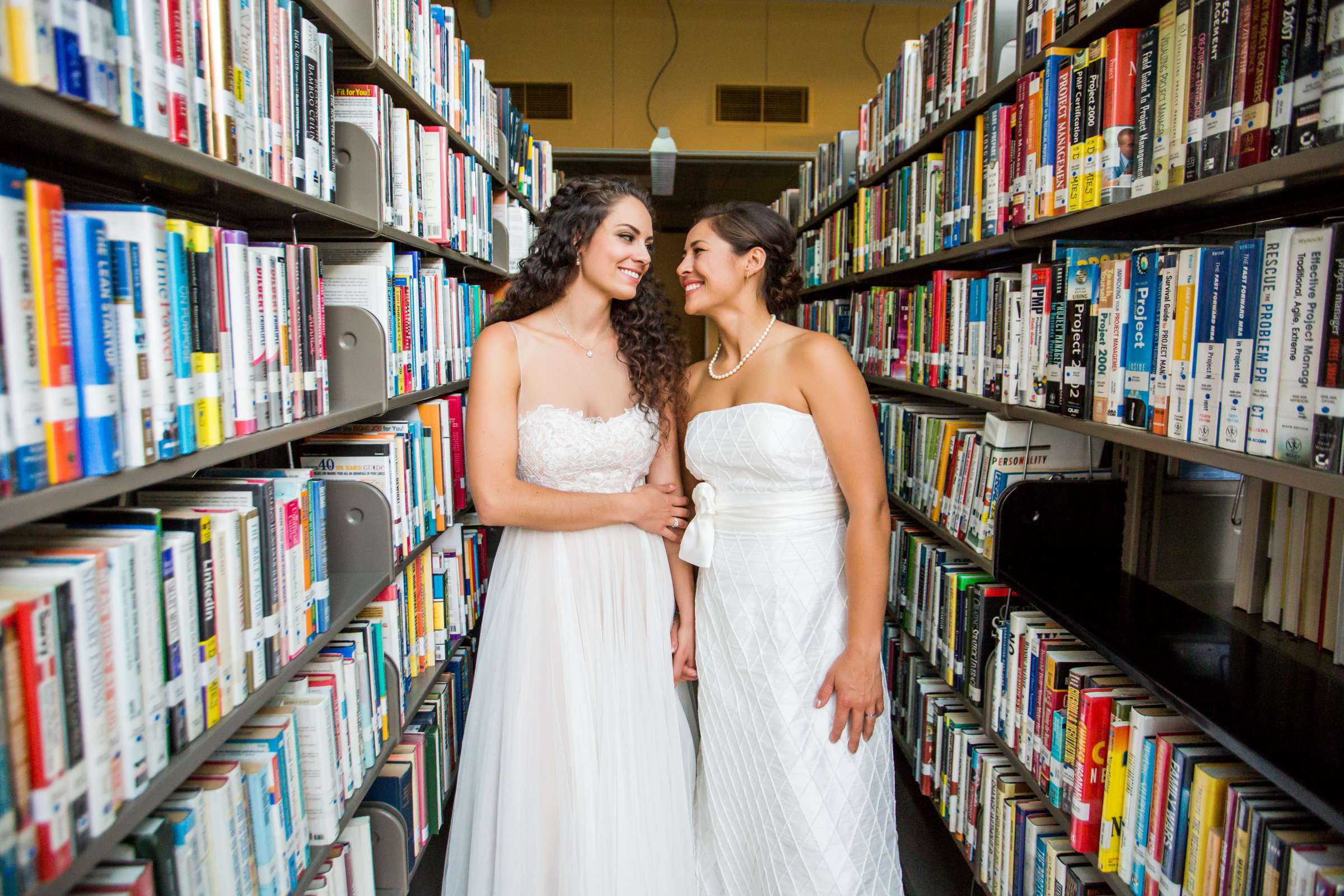 San Diego Central Library Wedding coordinated by Heather Loree Events, Jaclyn and Polly Wedding Photo #106 by True Photography